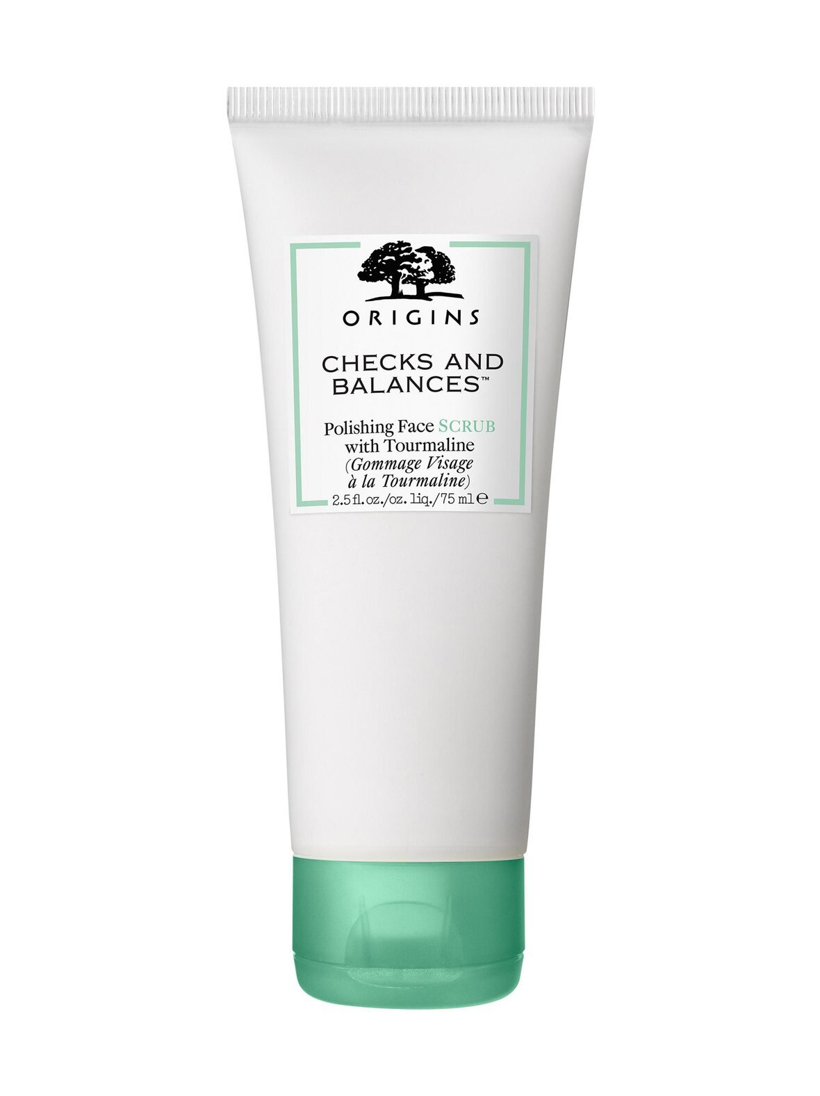 Checks and balances polishing face scrub with tourmaline -kuorintavoide 75 ml
