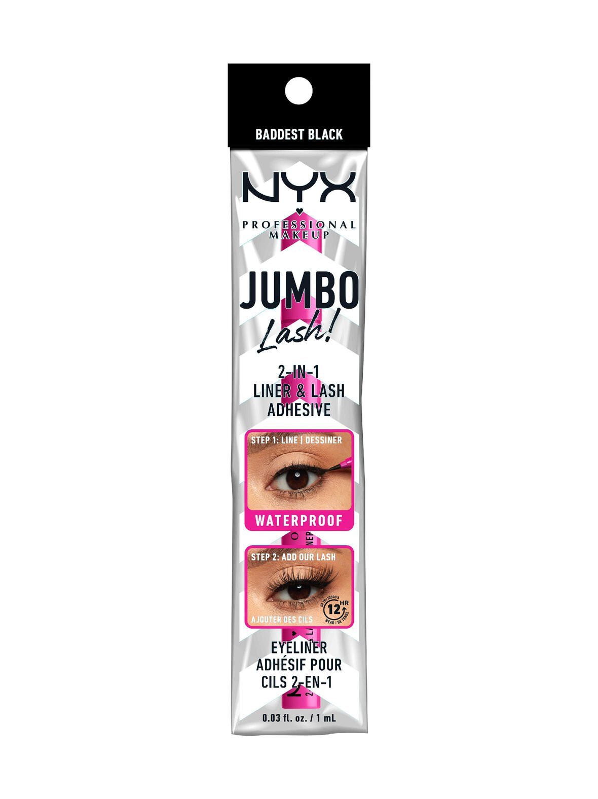 Jumbo 2-in-1 liner & adhesive -silmänrajauskynä