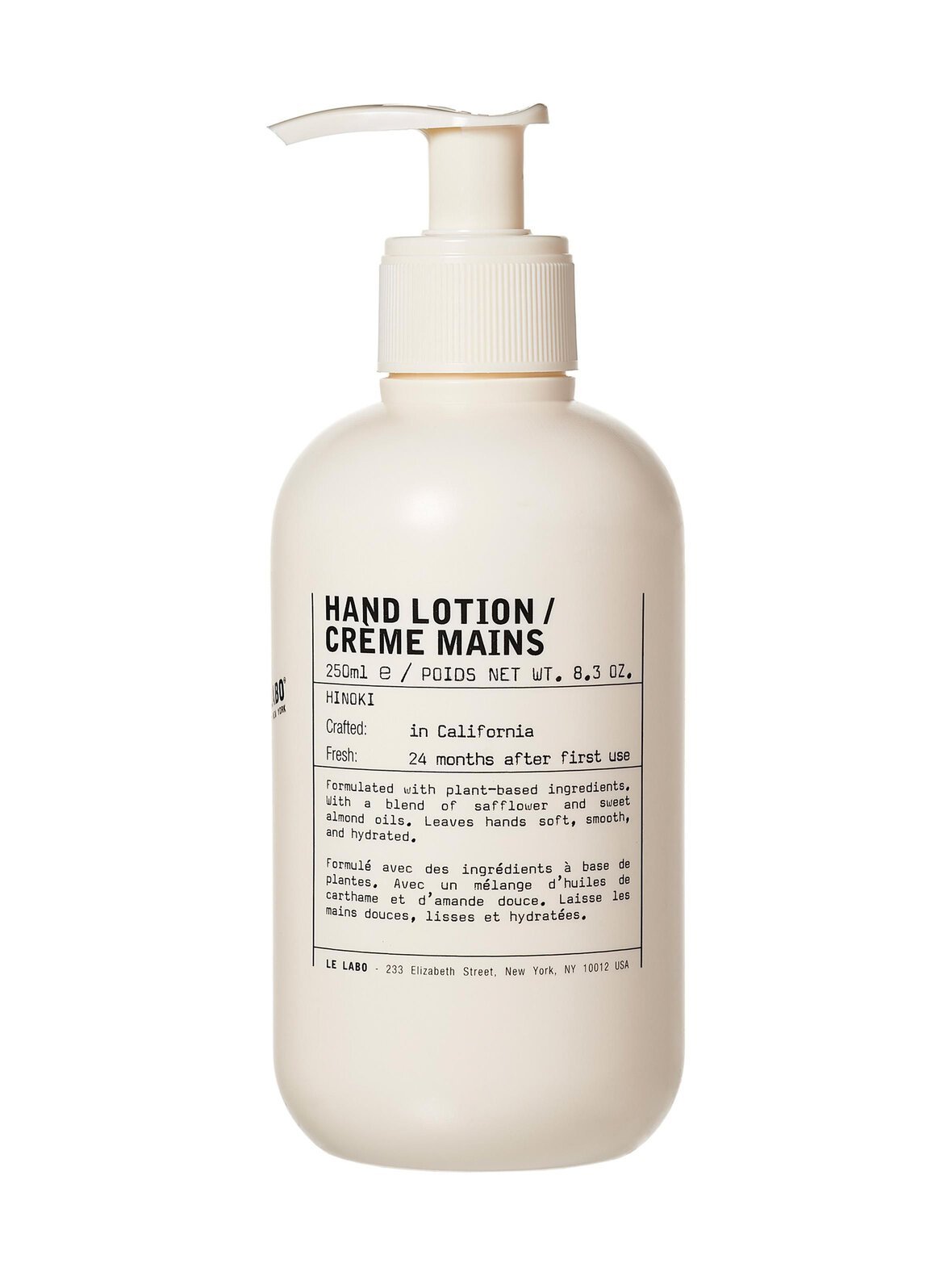 Hinoki hand lotion -käsivoide, 250ml