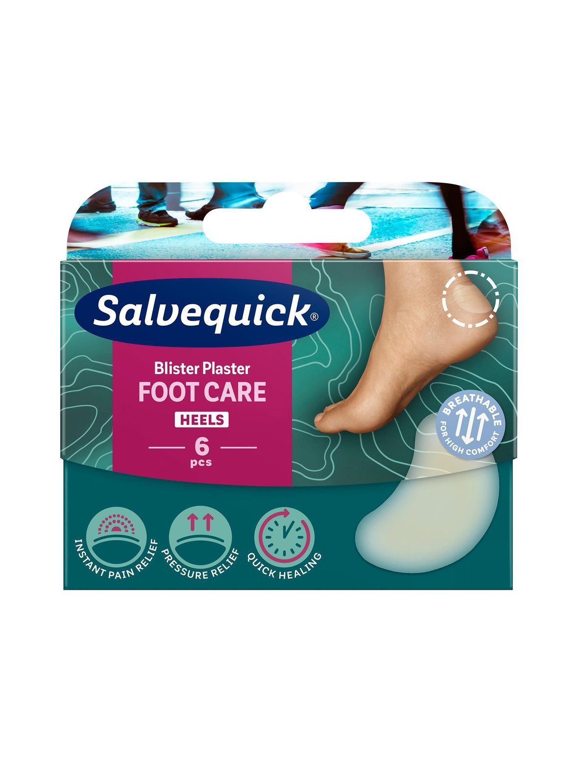 Foot care medium -rakkolaastari 6 kpl