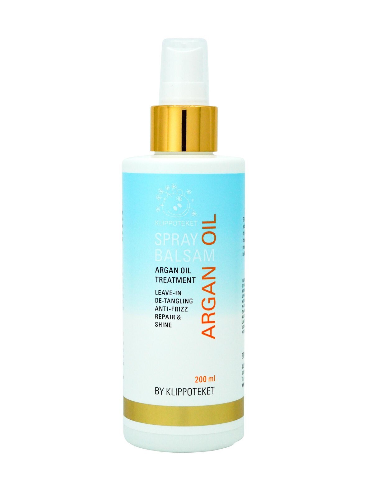 Argan oil spray -hiuksiin jätettävä hoitoaine 200 ml