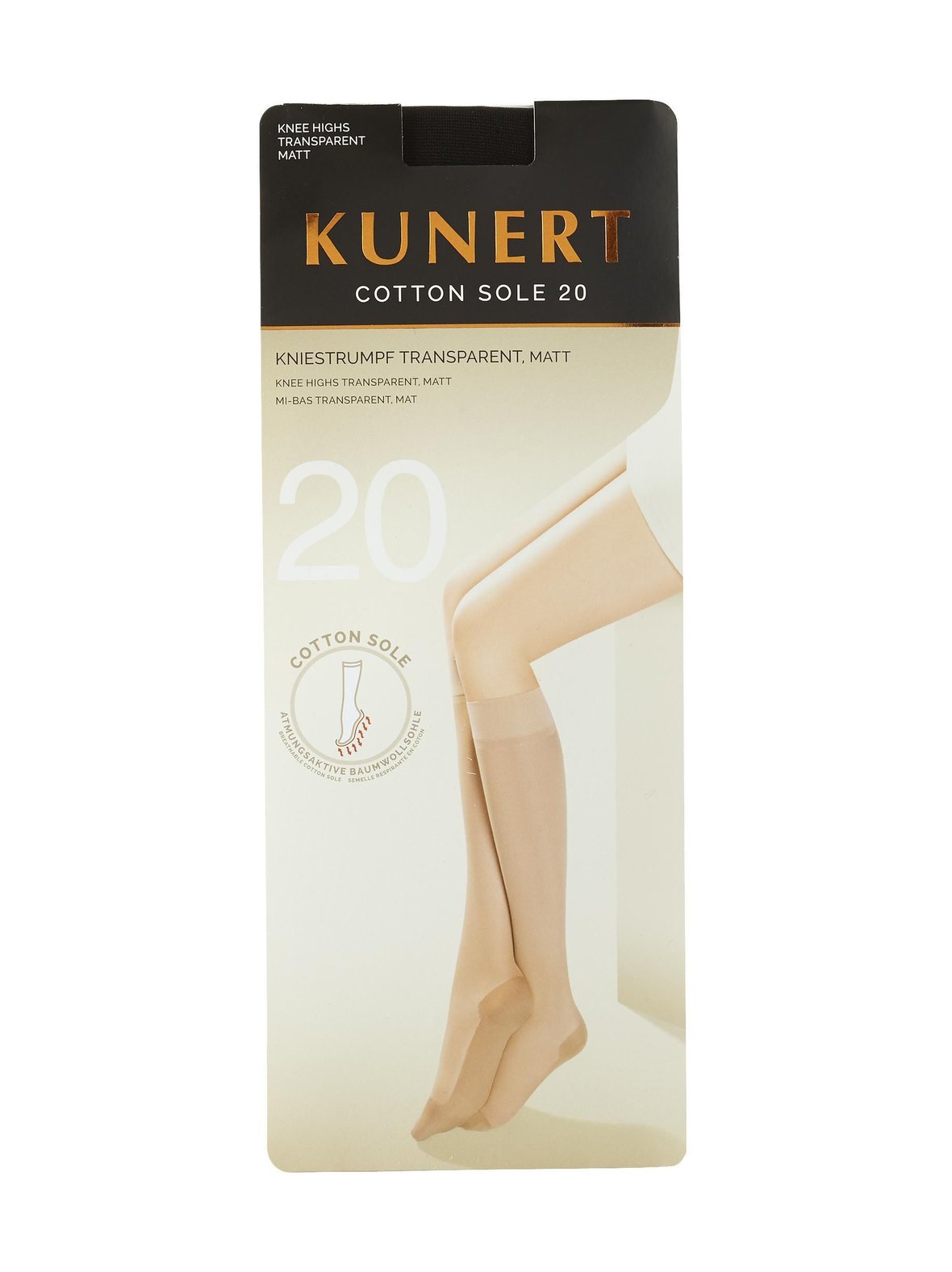 Cotton sole - polvisukat 20 den