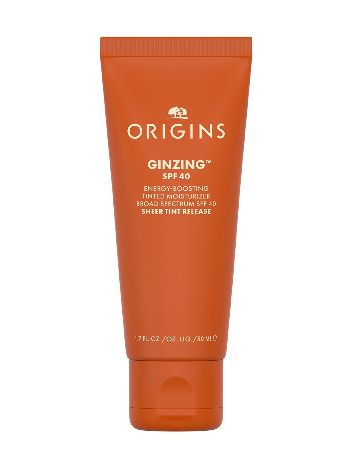 Ginzing spf 40 energy-boosting tinted moisturizing face cream -sävyttävä kosteusvoide 50 ml