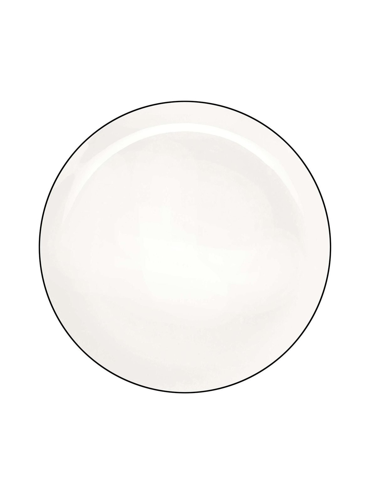 Ligne noir -lautanen 26,5 cm