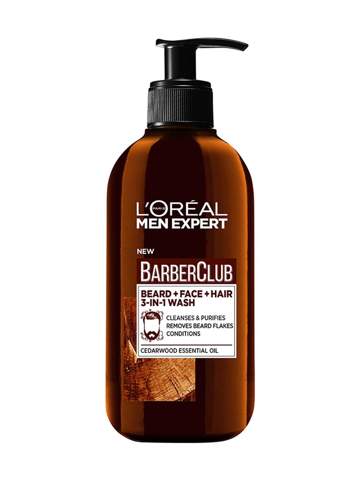 Barber club 3-in-1 -pesuaine 200 ml