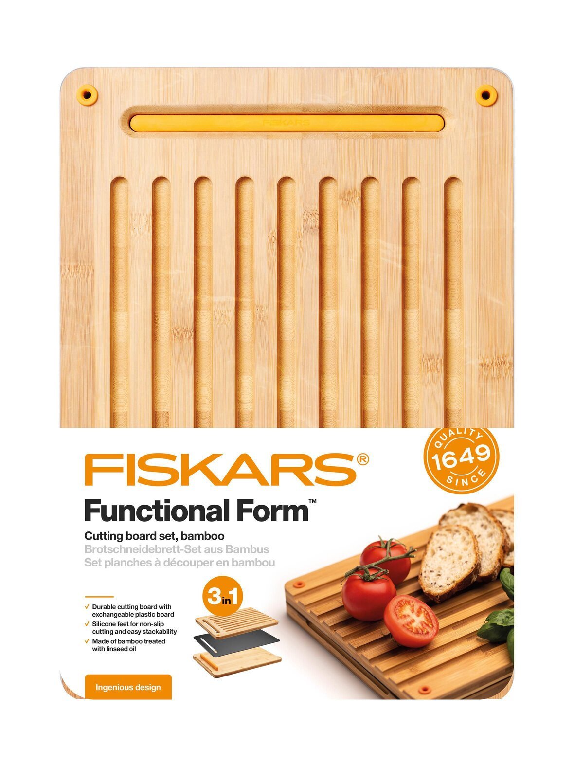 Functional form -leikkuulautasetti