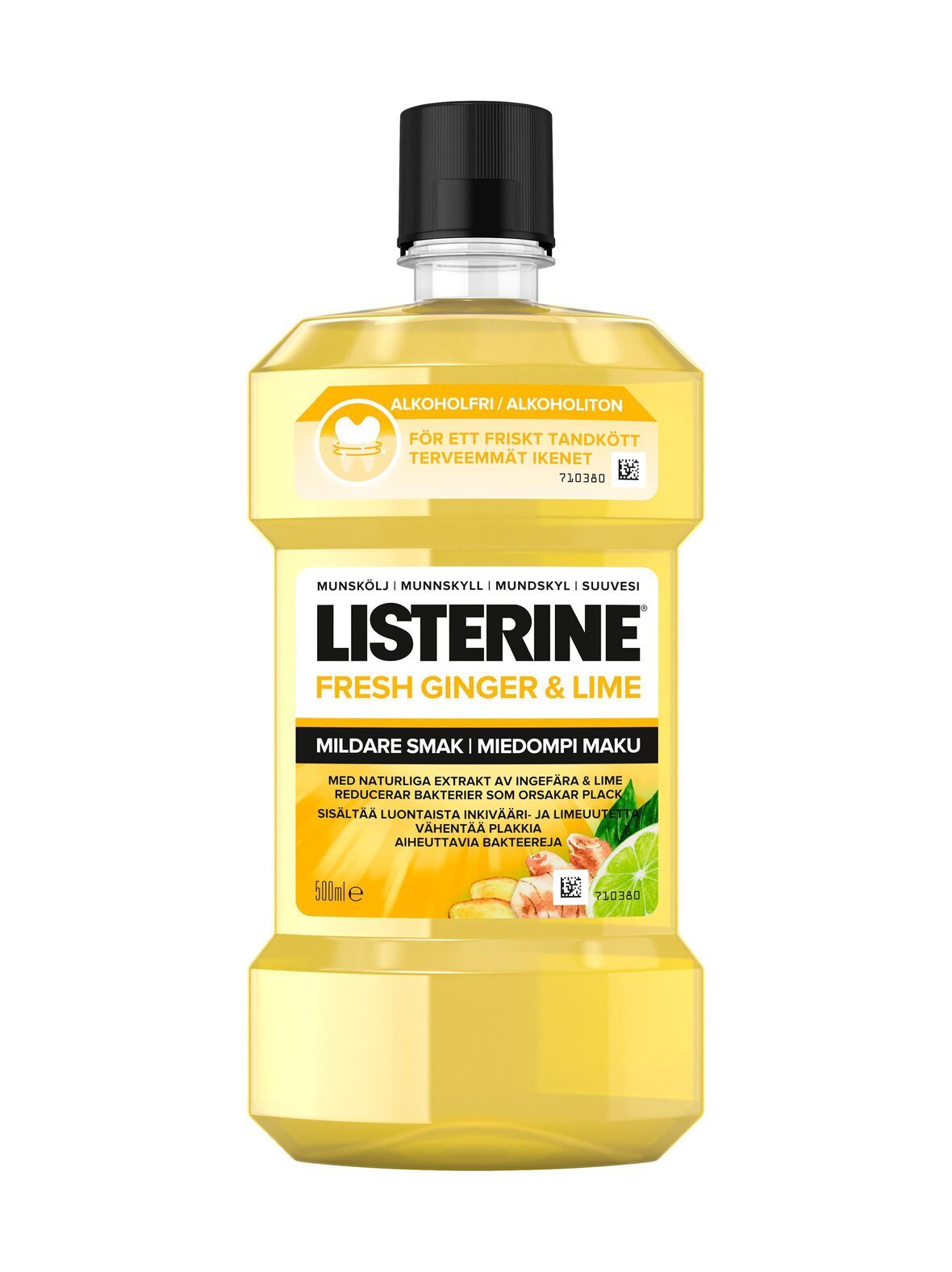Fresh ginger & lime -alkoholiton suuvesi 500 ml