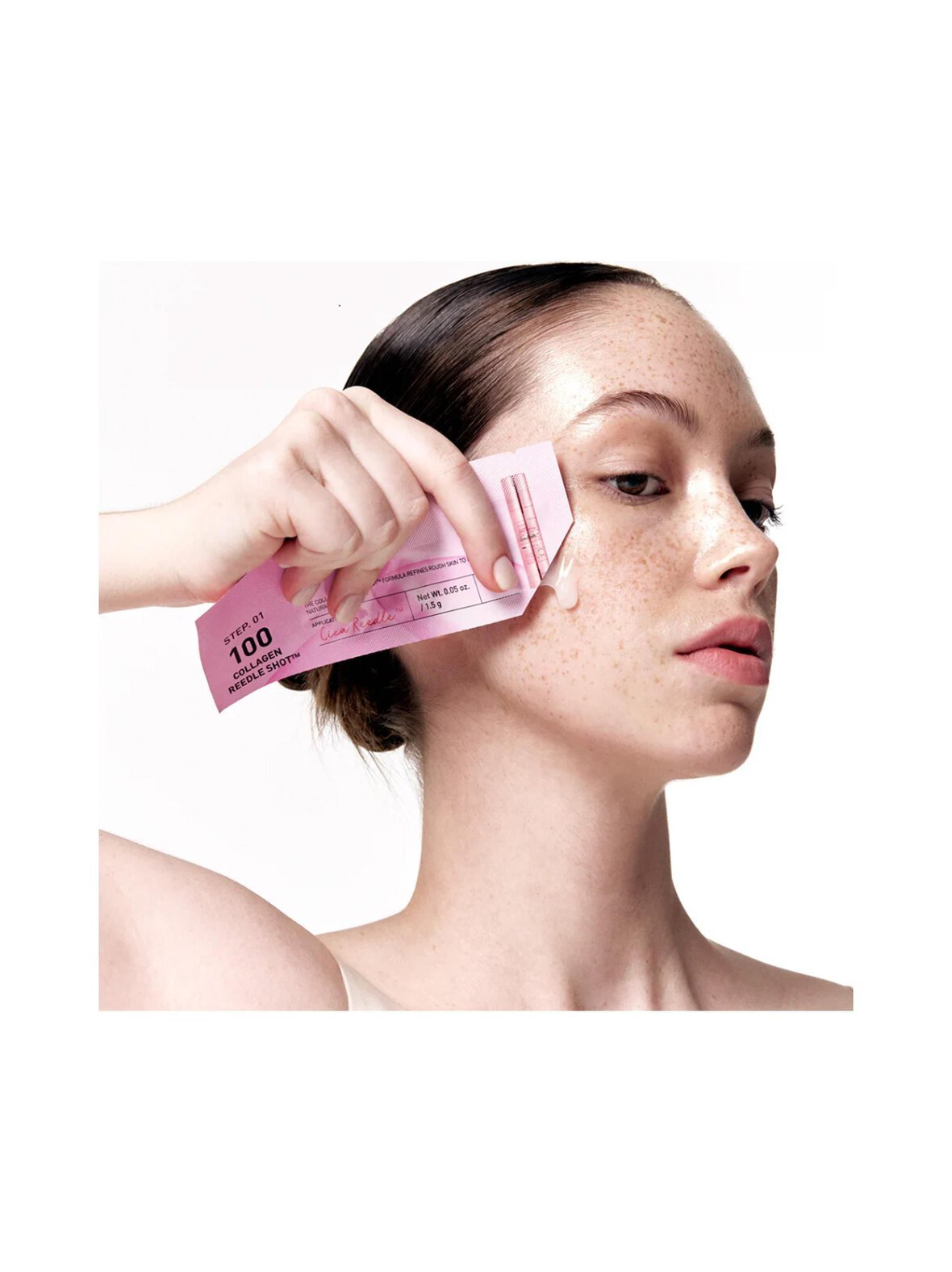 Collagen reedle shot 100 2-step mask -kasvonaamio