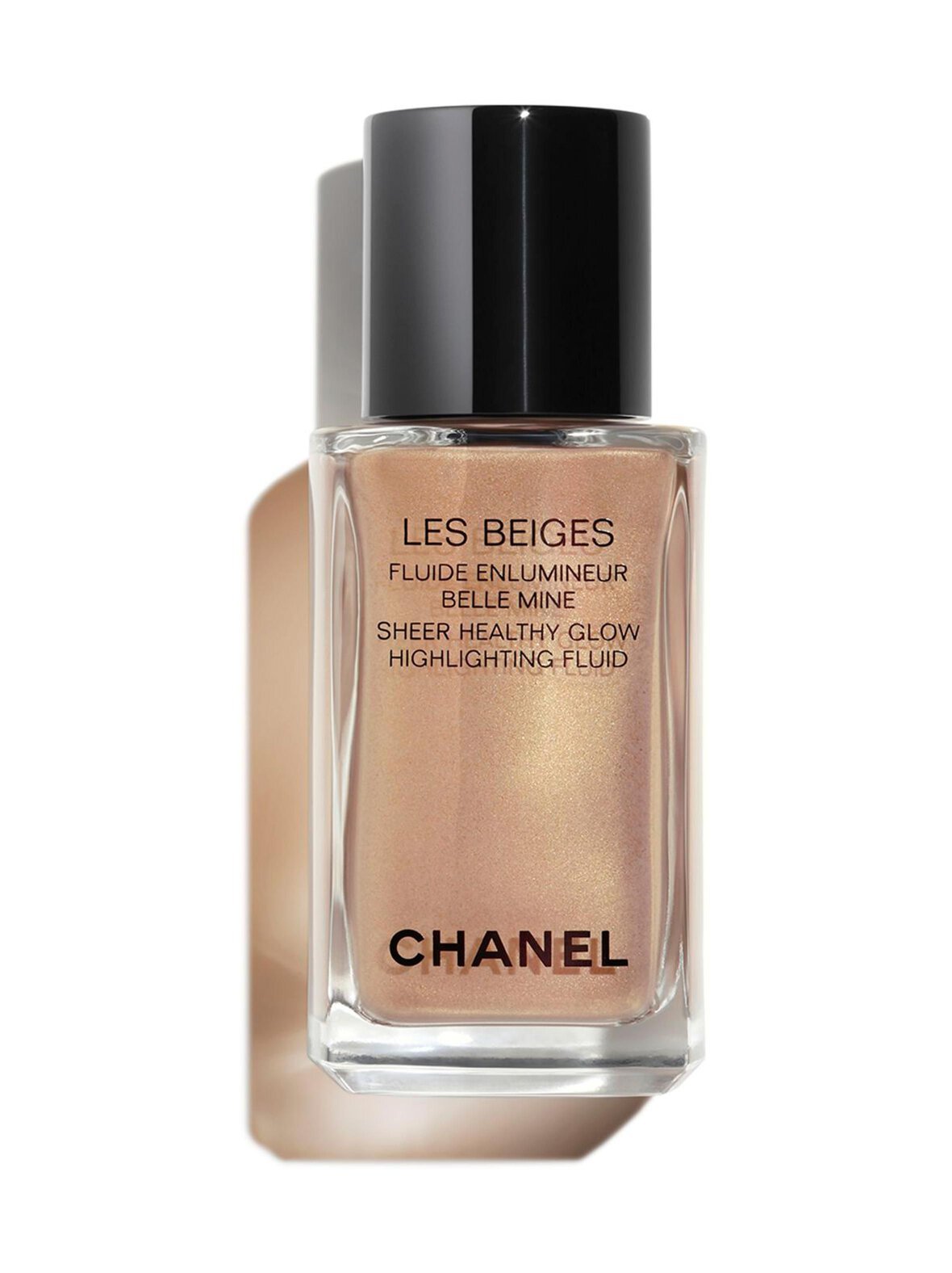 Les beiges highlighting fluid sheer fluid highlighter for a luminous healthy glow for face and body