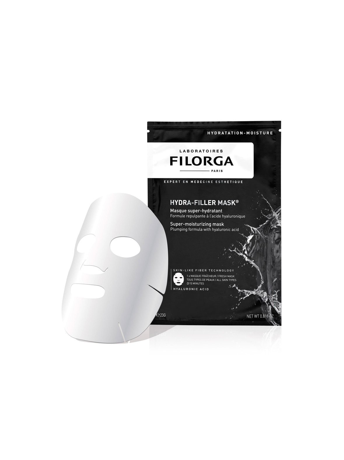 Hydra-filler mask -kosteuttava kuitunaamio 23 g