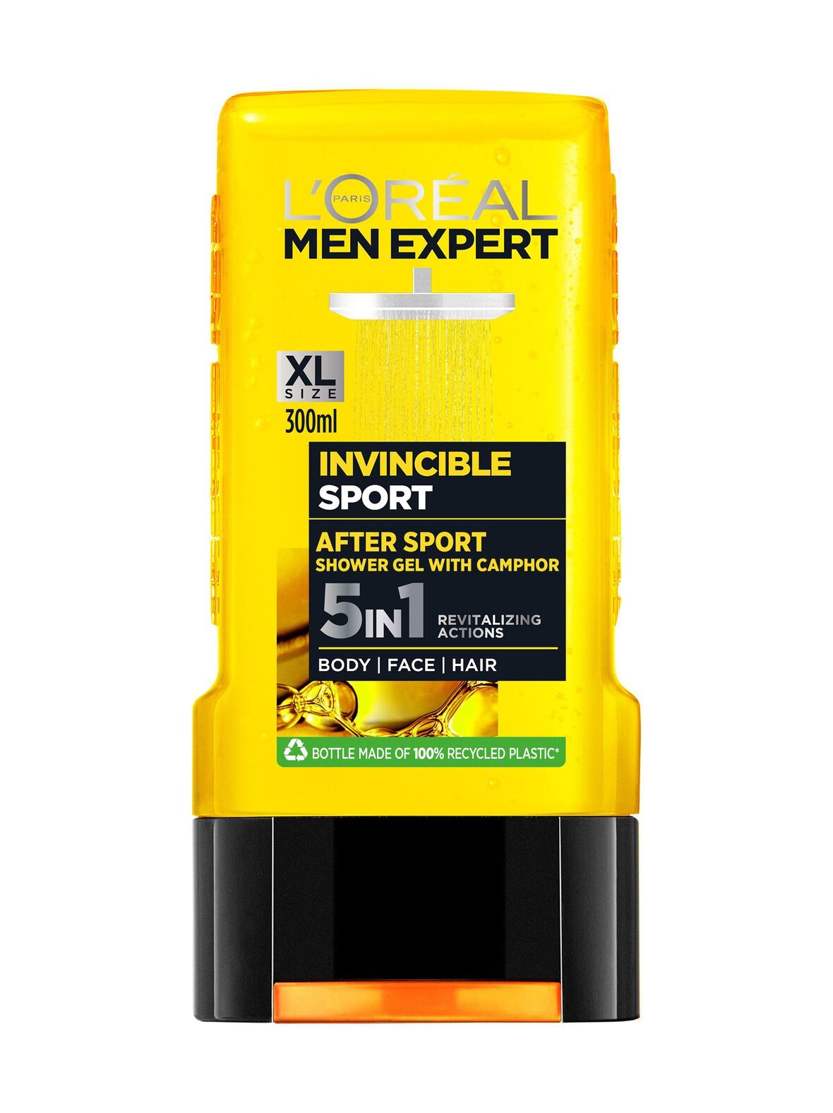 Men expert invincible sport 5in1 -suihkugeeli, 300ml