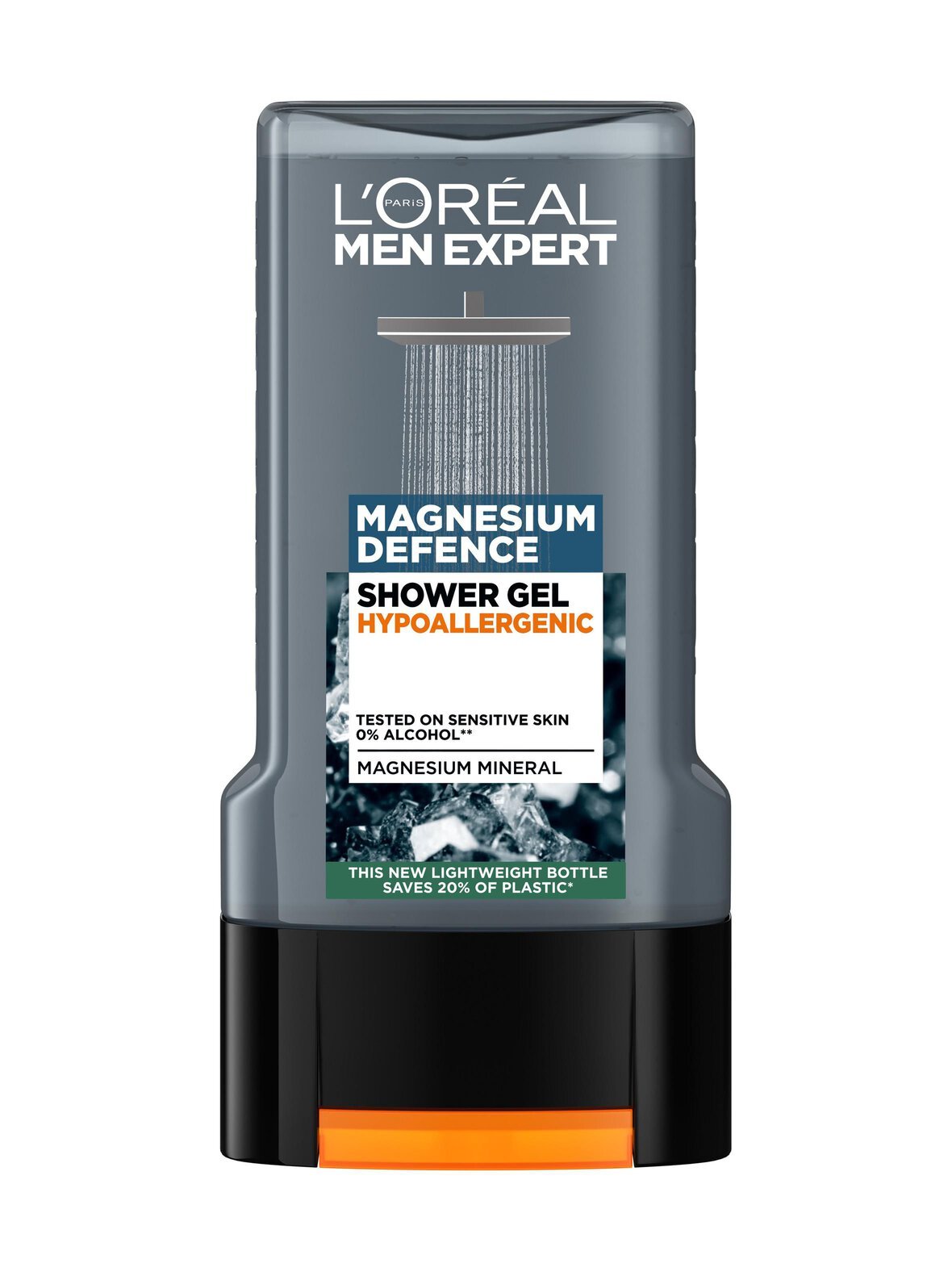 Men expert magnesium defense hypoallergenic -suihkugeeli, 300 ml