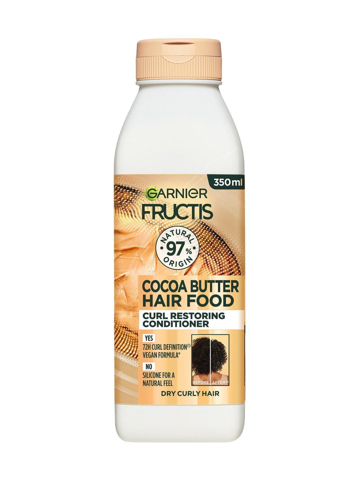 Hair food cocoa butter conditioner -hoitoaine kiharille, 350 ml
