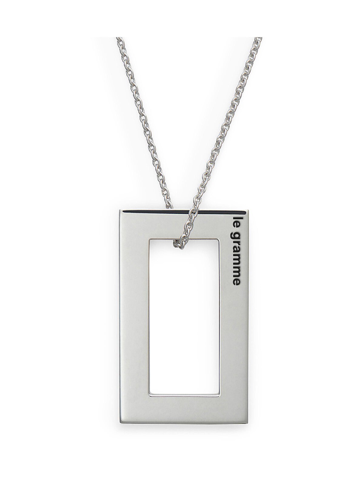 3.4g polished and brushed sterling silver -kaulakoru