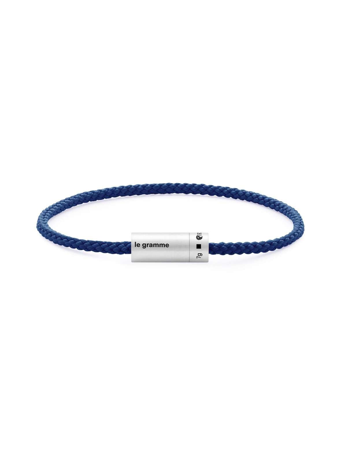 7g brushed sterling silver nato cable -rannekoru