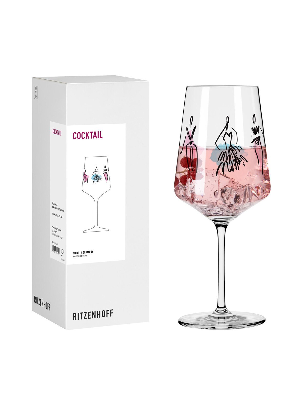 Fashion legs -cocktail-lasit 2 kpl