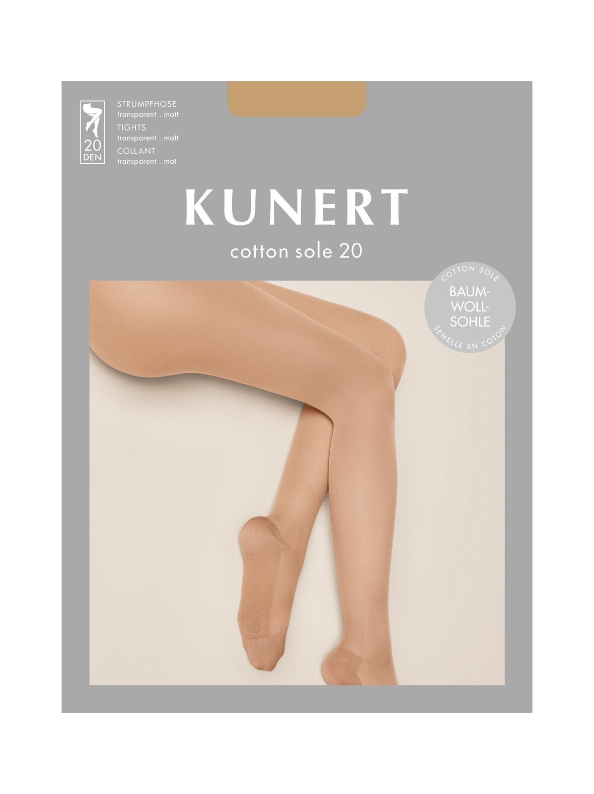 Cotton sole - sukkahousut 20 den