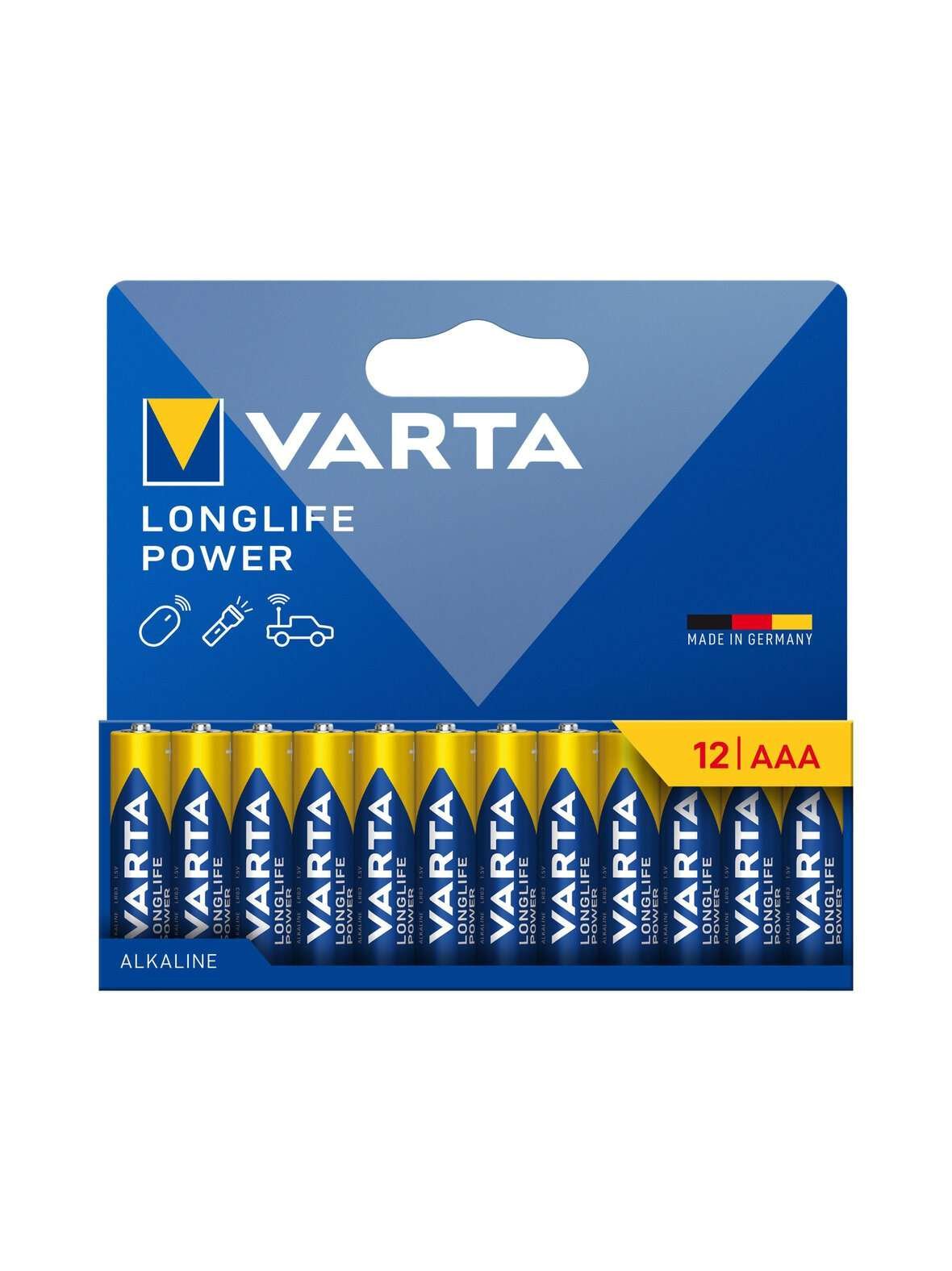 Longlife power aaa -paristo, 12-pack