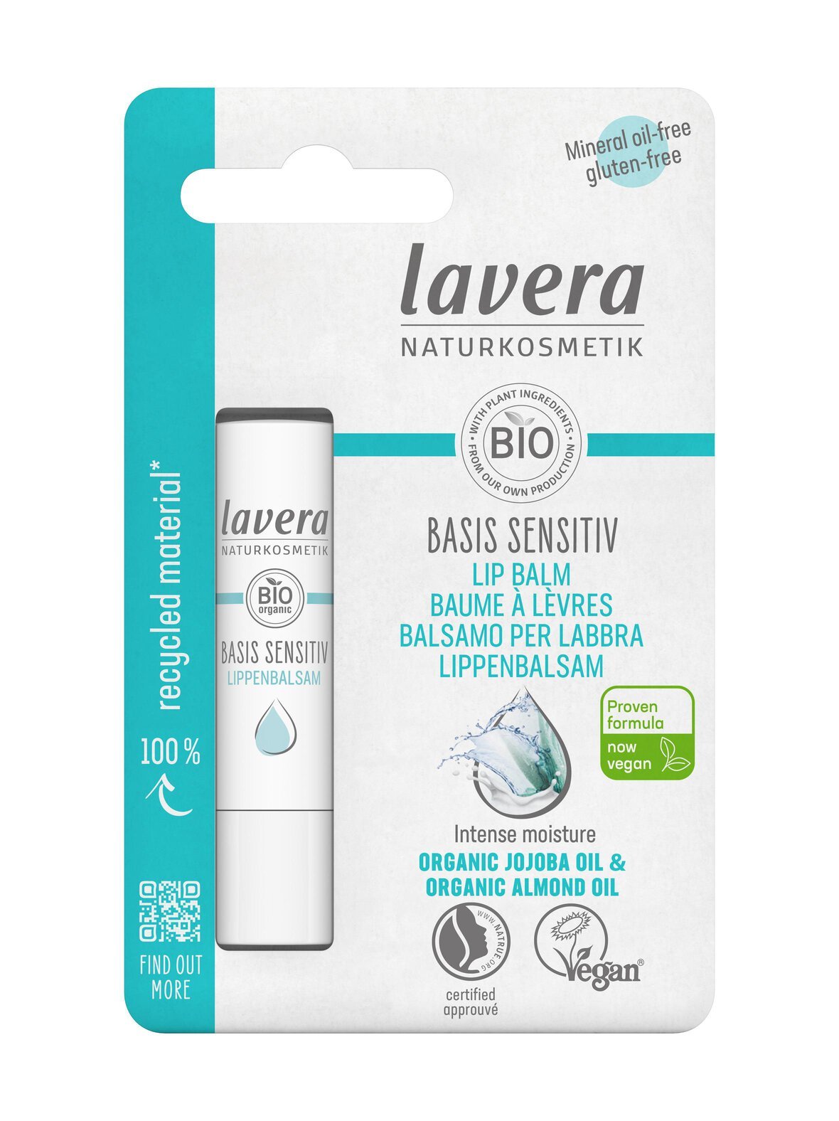 Basis sensitiv lip balm -huulivoide