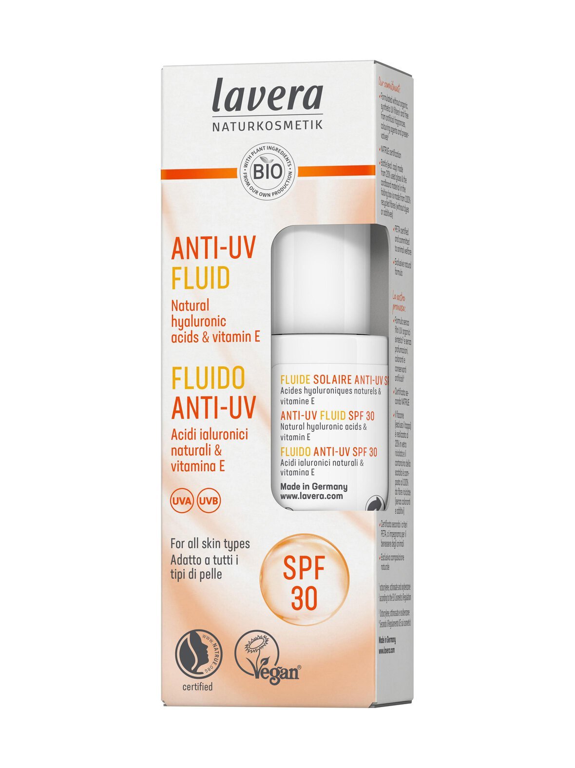 Anti-uv fluid spf30 -aurinkosuoja