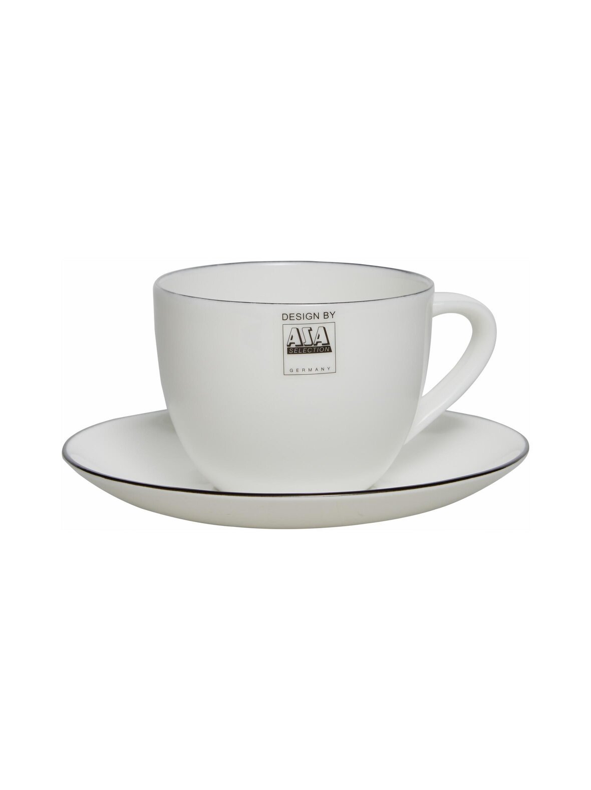 Á table -cappuccinokuppi ja lautanen