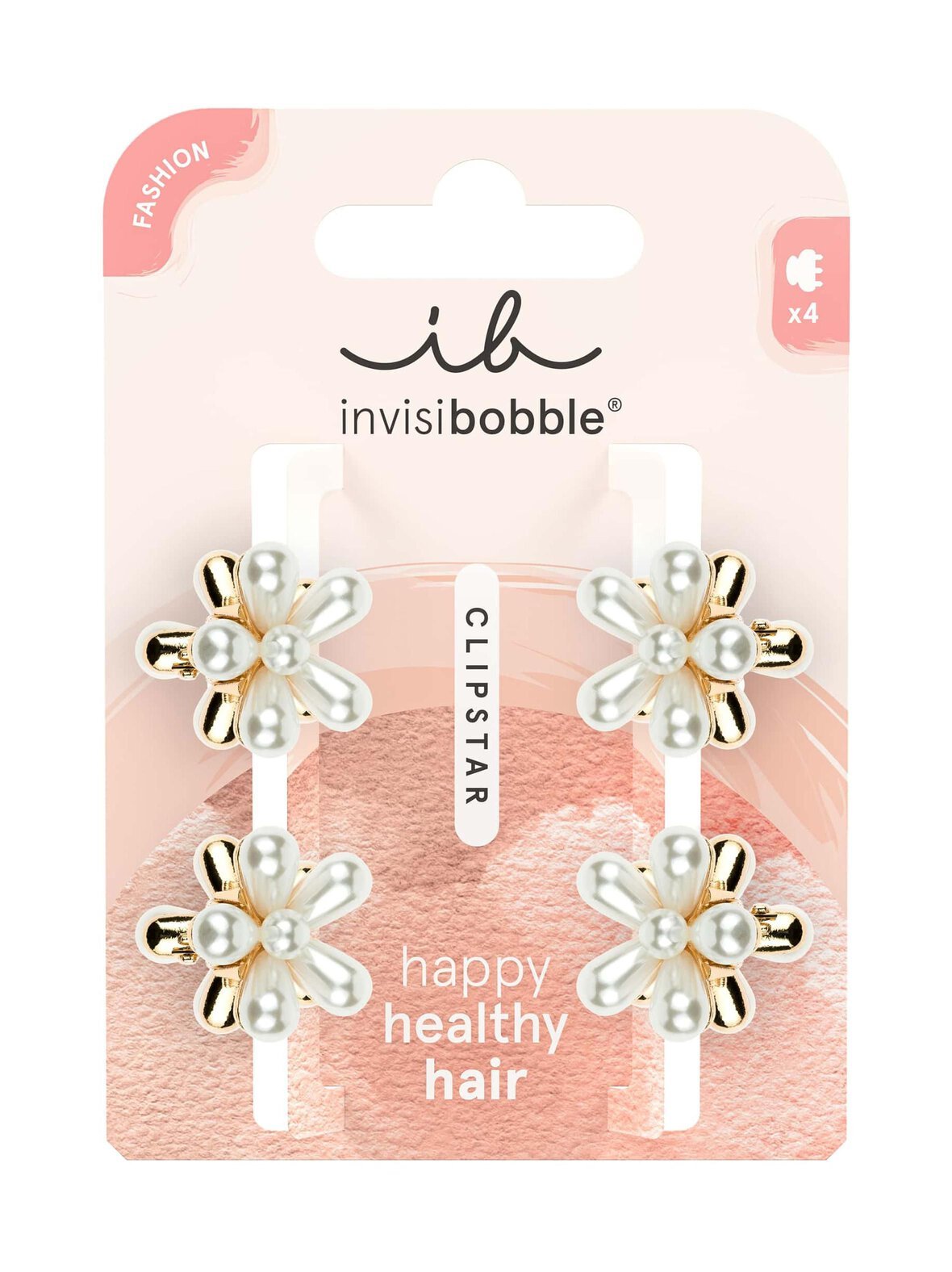 Clipstar s pearly flower -hiusklipsi