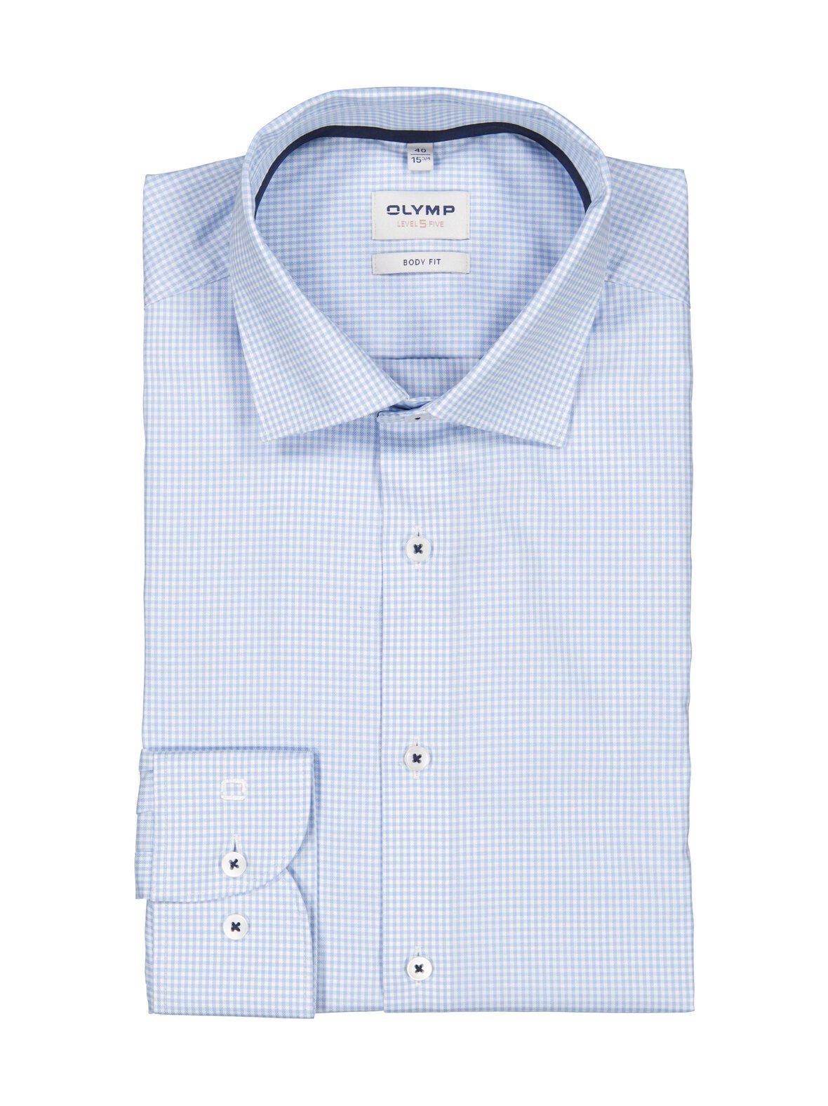 Body fit two check royal kent -kauluspaita