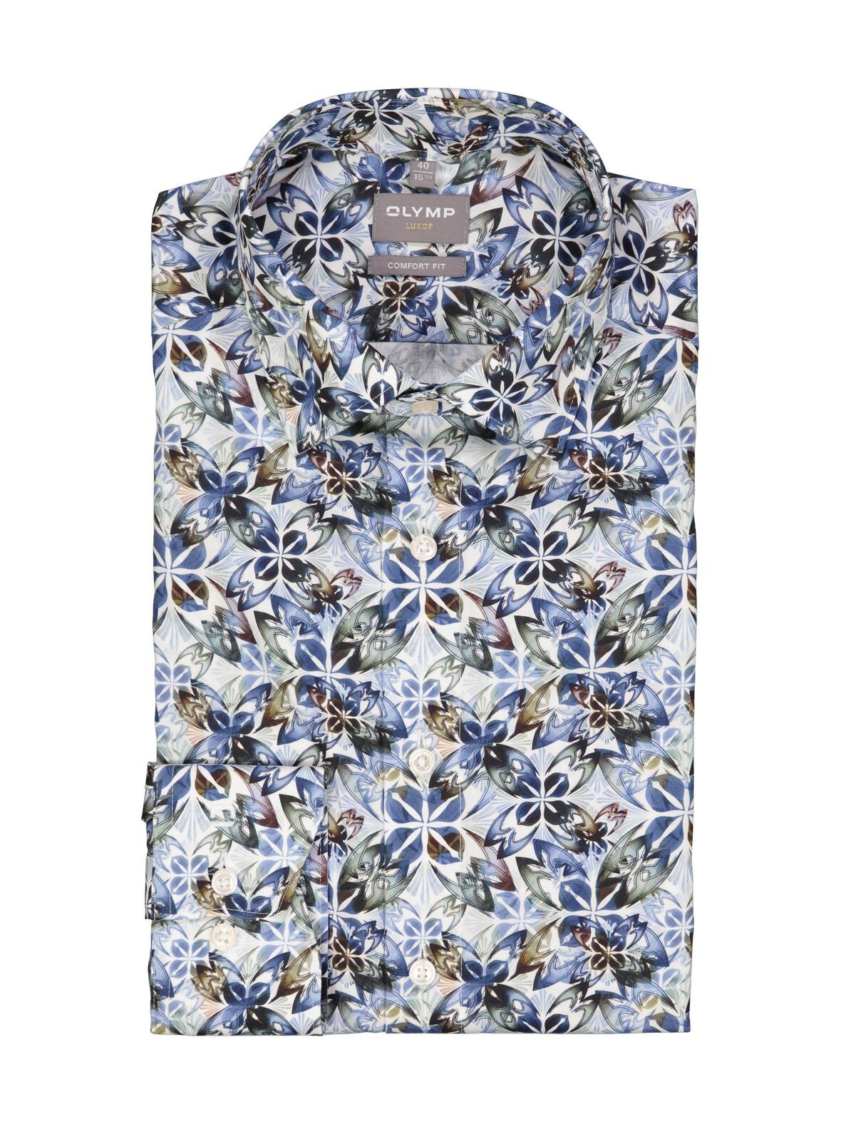 Comfort fit bold print -kauluspaita