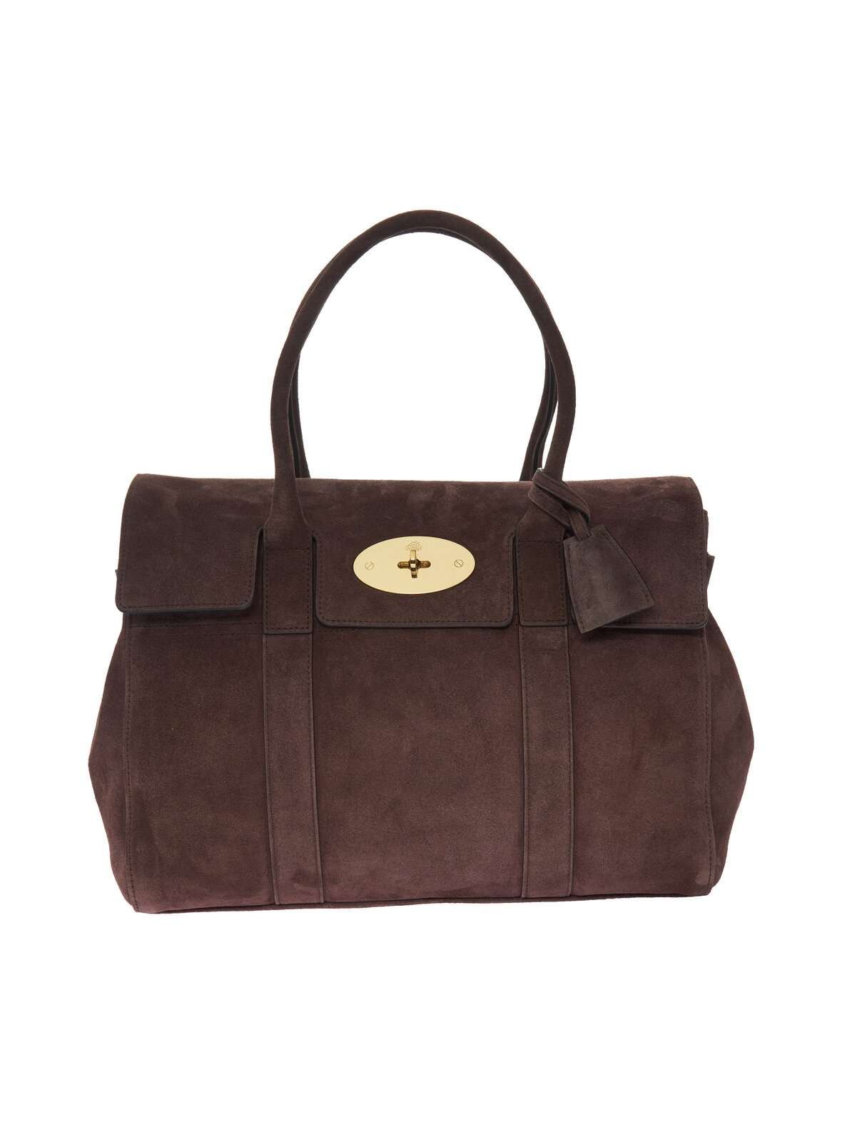 Bayswater suede -käsilaukku