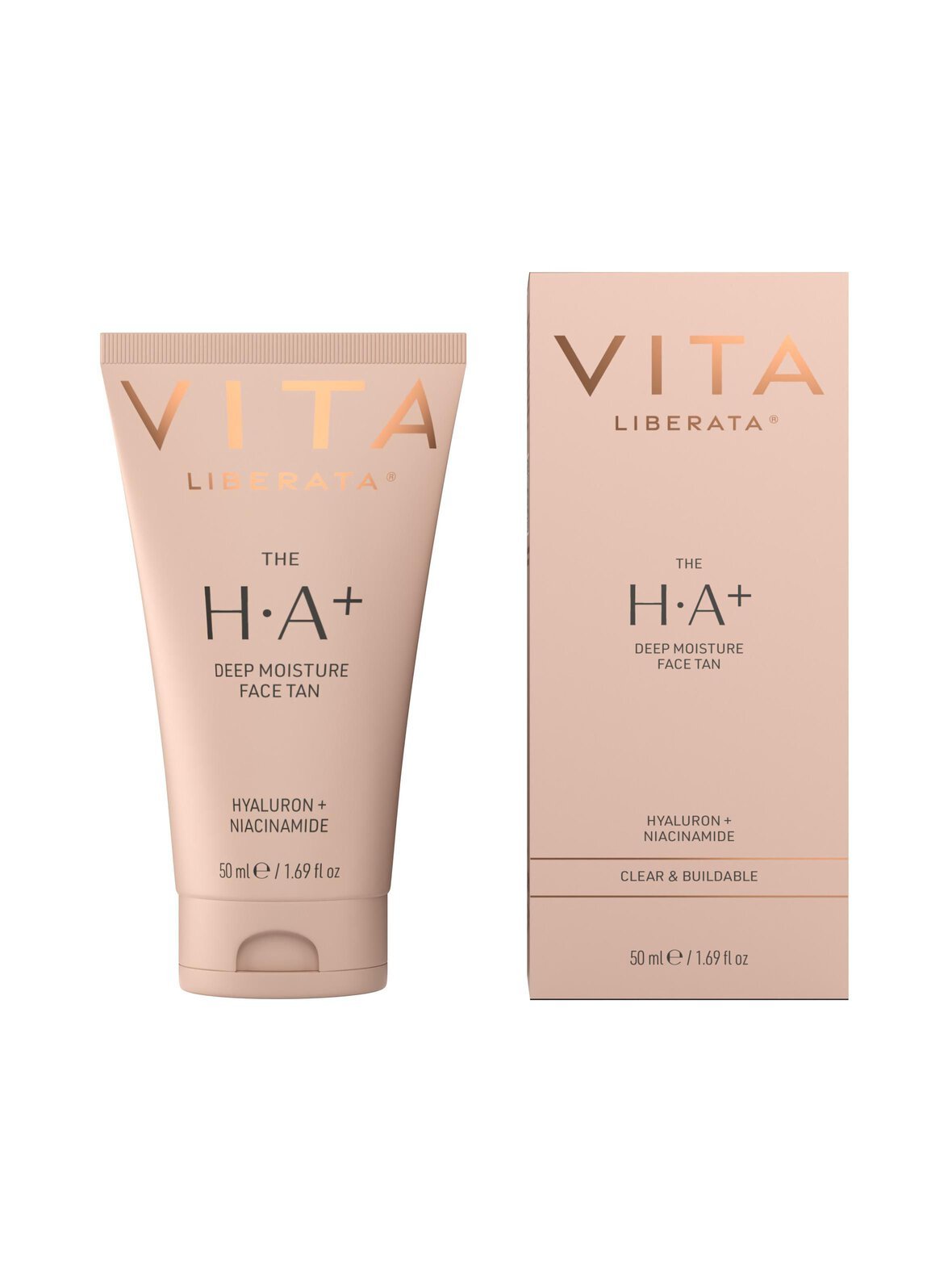 Face tan with ha & niacinamide -itseruskettava kasvovoide