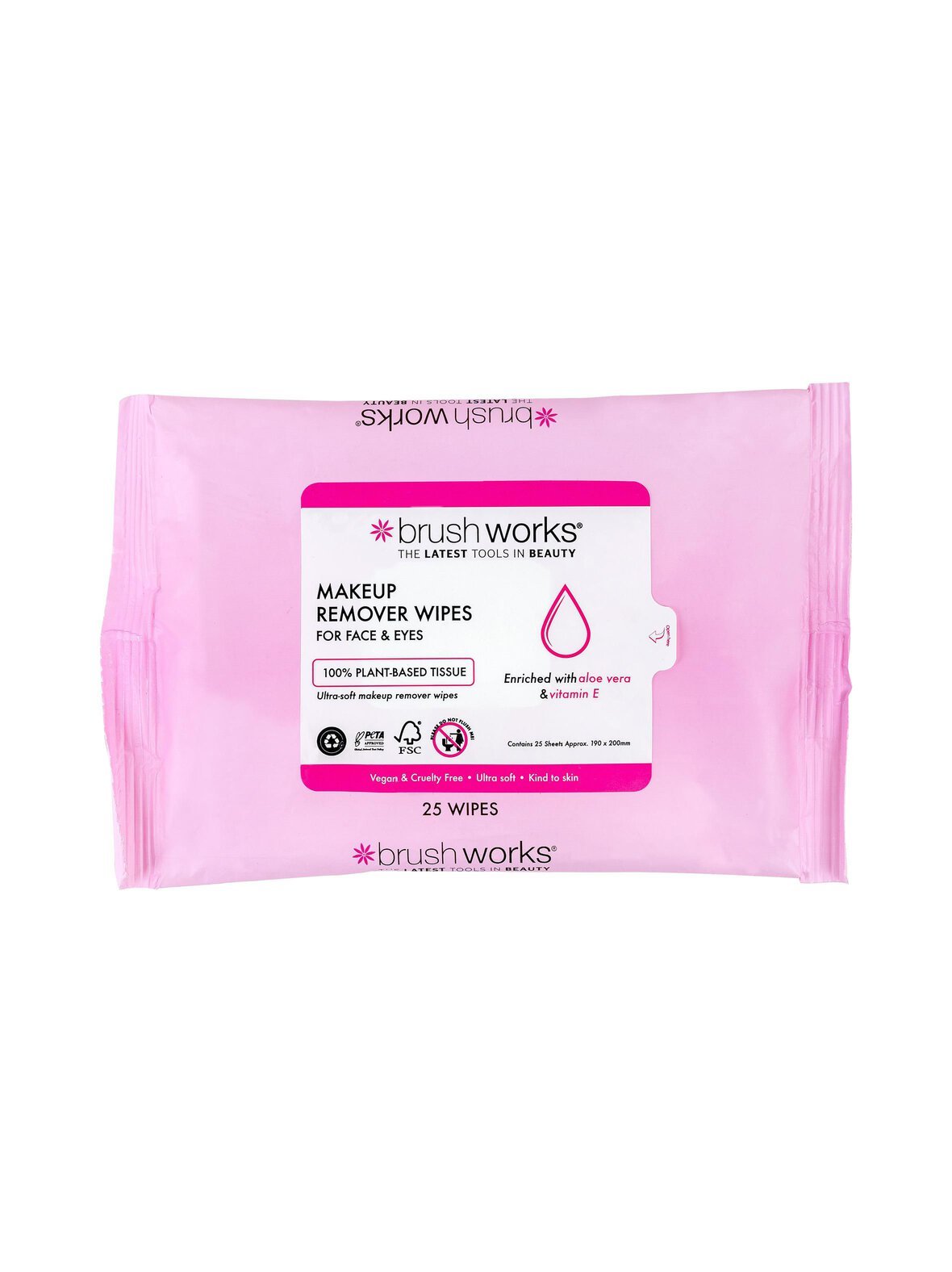 Makeup remover wipes -meikinpoistopyyhkeet, 25 kpl