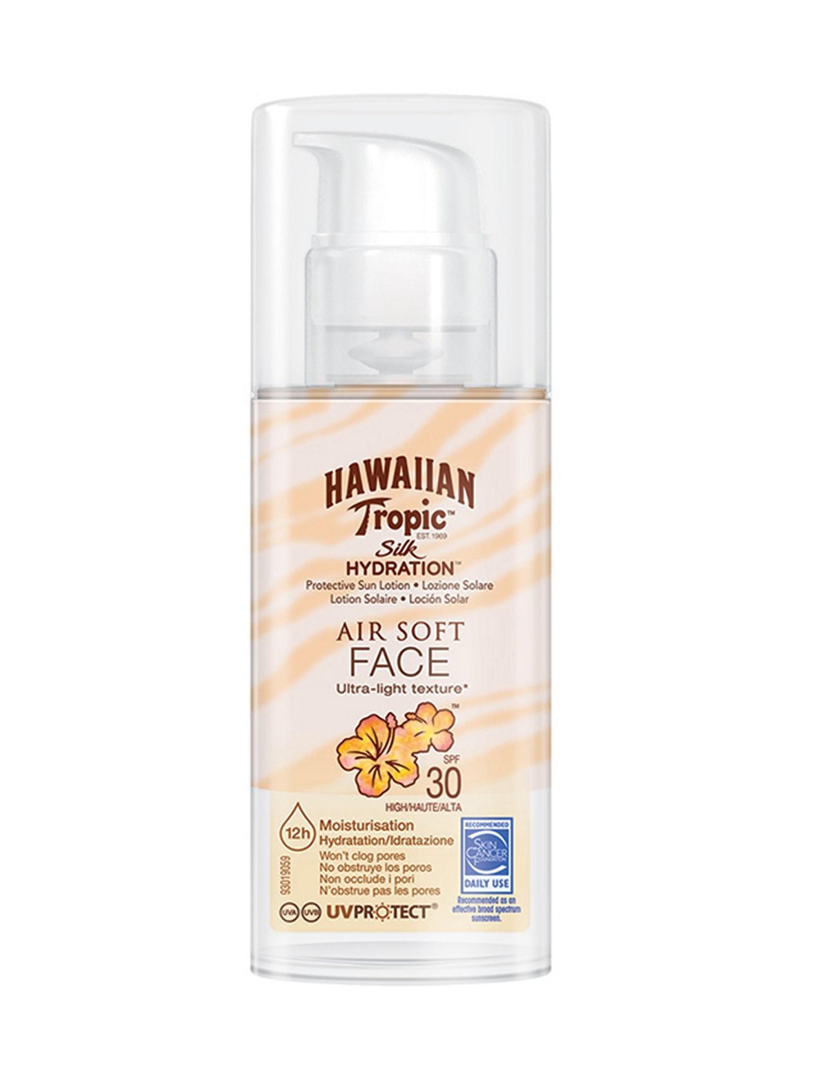 Hawaiian silk h air soft face spf 30 -aurinkosuojavoide kasvoille 50 ml