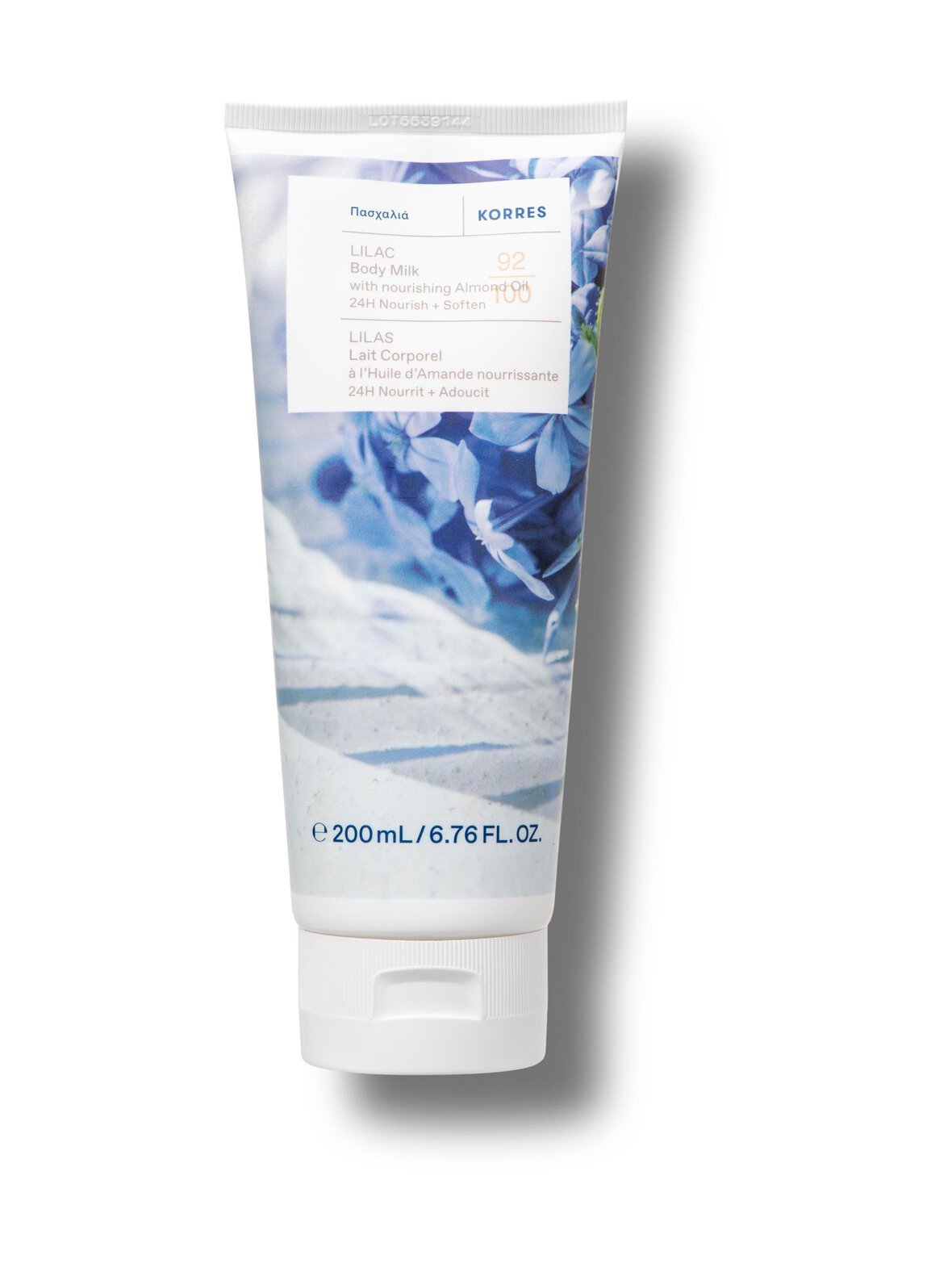 Lilac body milk -vartalovoide