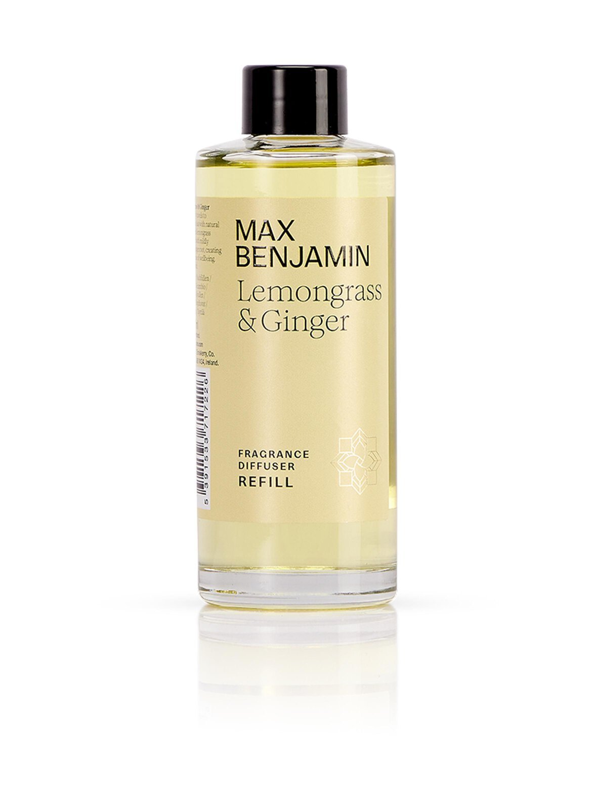 Lemongrass & ginger -diffuuserin täyttöpakkaus 150 ml