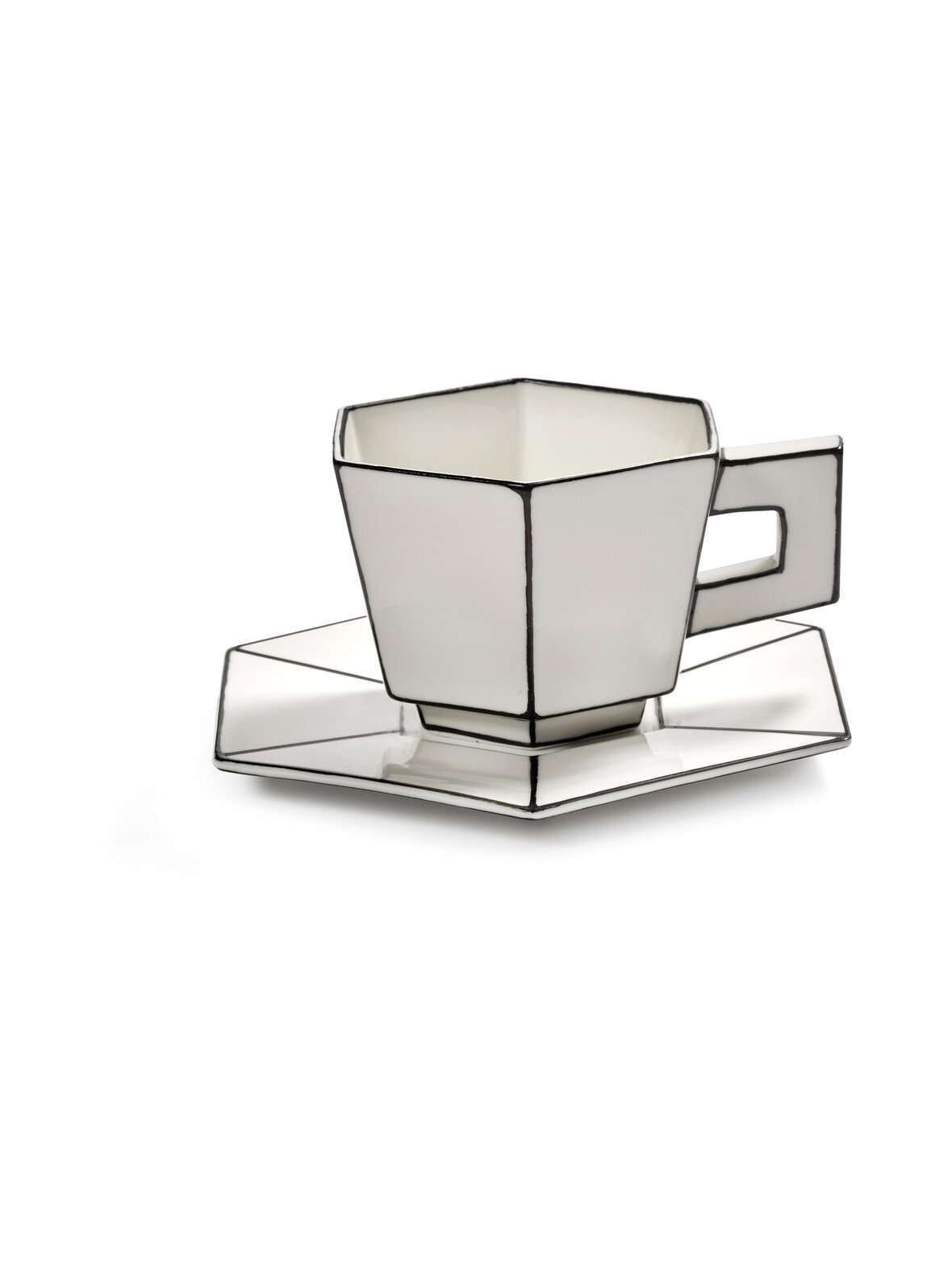 Carte blanche cappuccino- kuppi ja lautanen