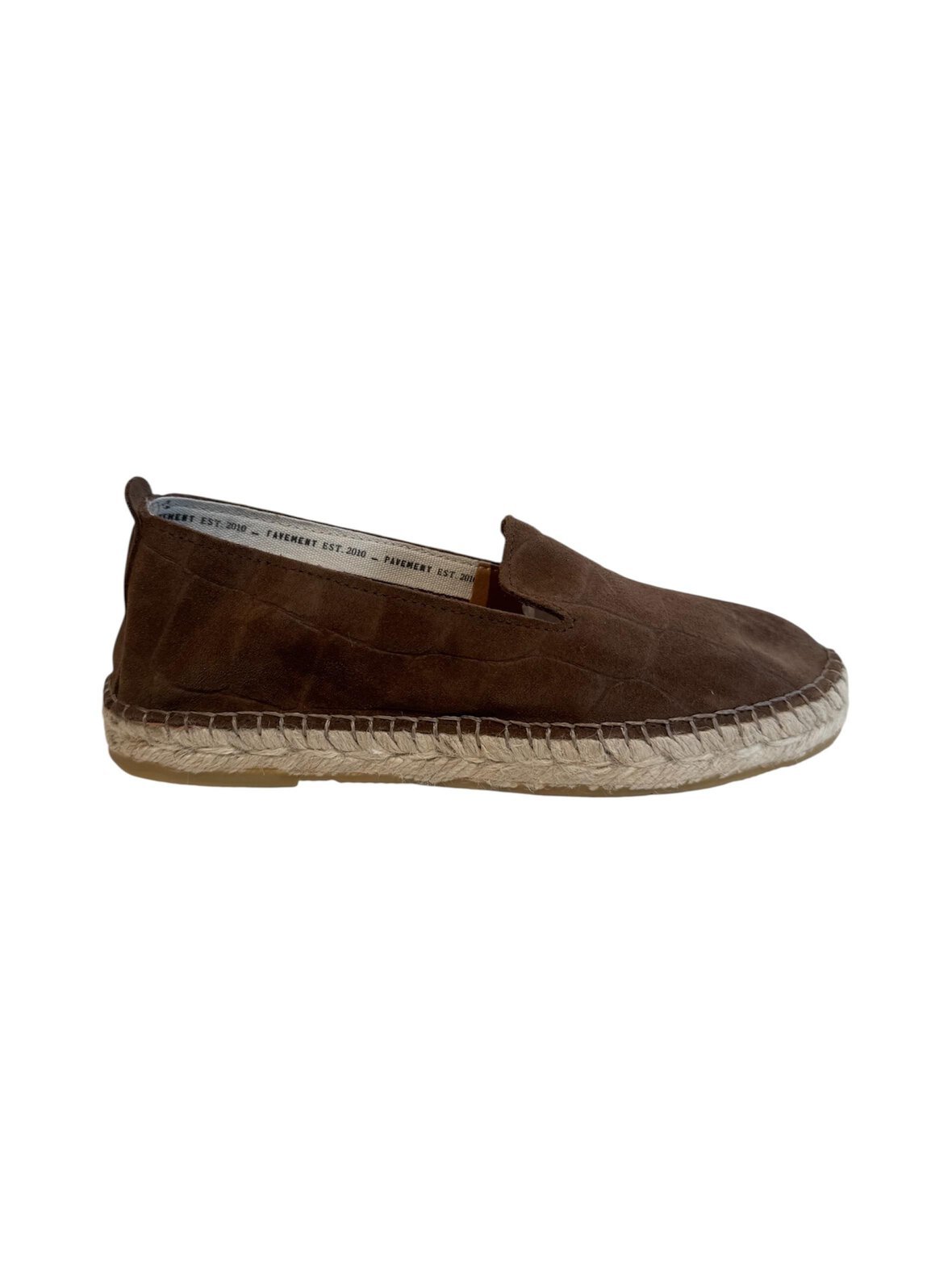 Marlin croco espadrille -mokkanahkakengät