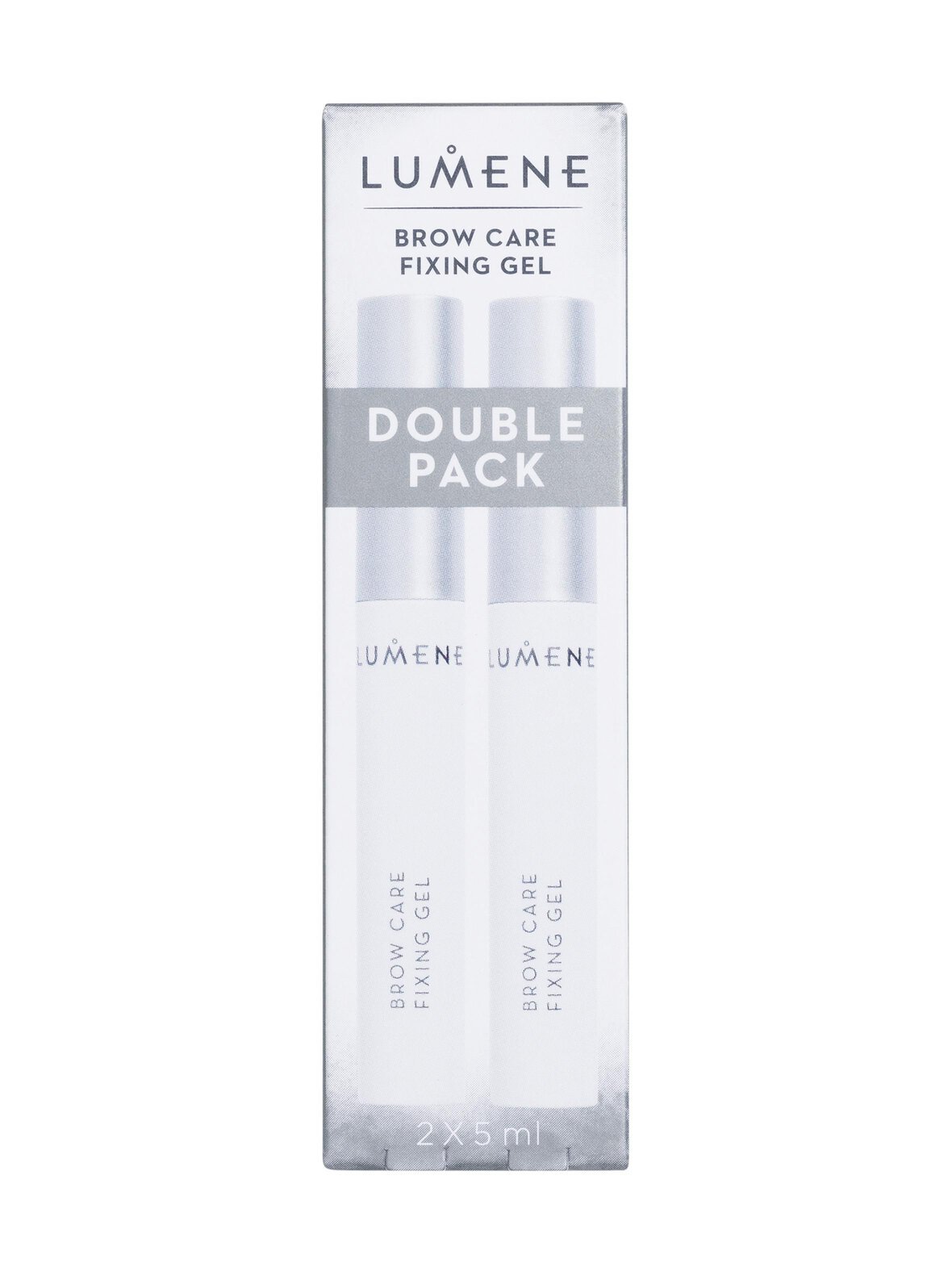 Brow care fixing gel double pack -kulmien muotoilugeeli, duo-pakkaus