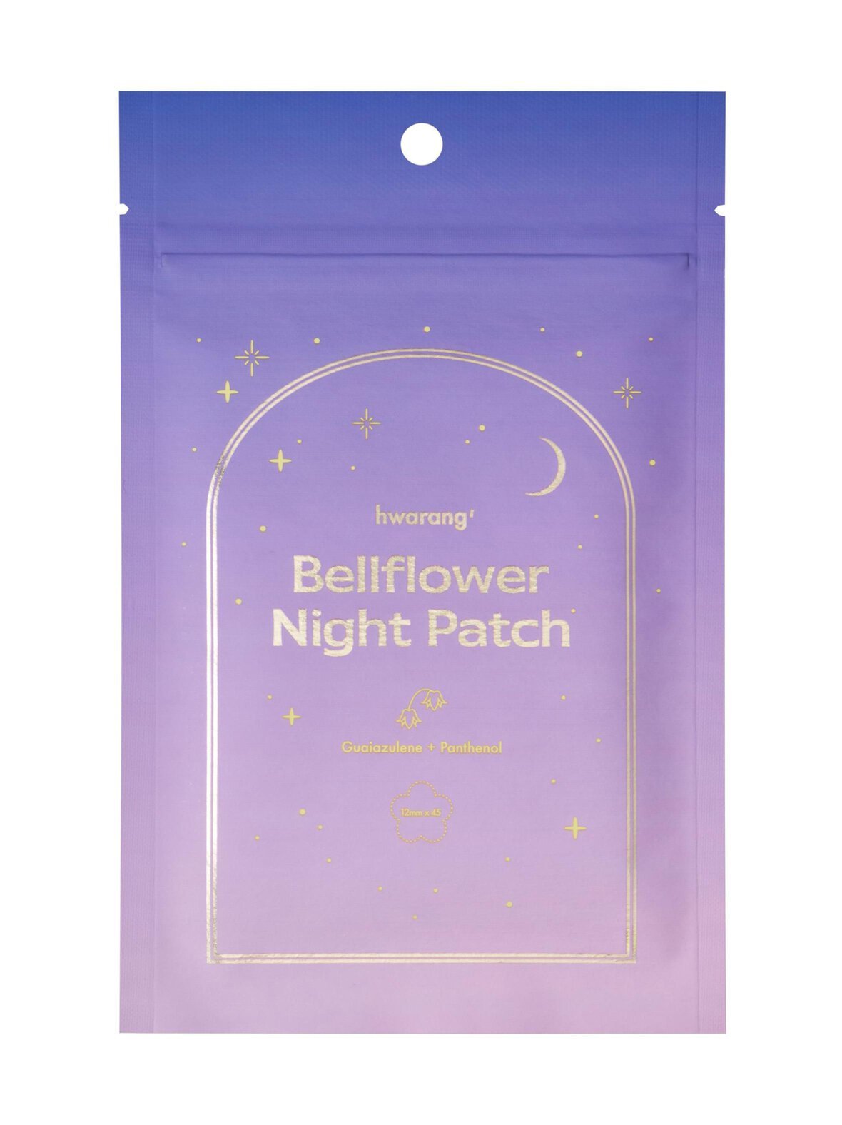Bellflower night patch -finnilaastari, 45 kpl pakkaus