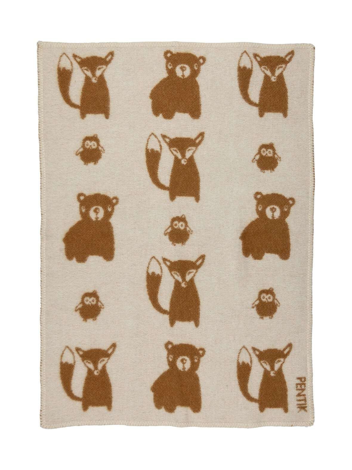 Metsänväki-huopa 65 x 90 cm