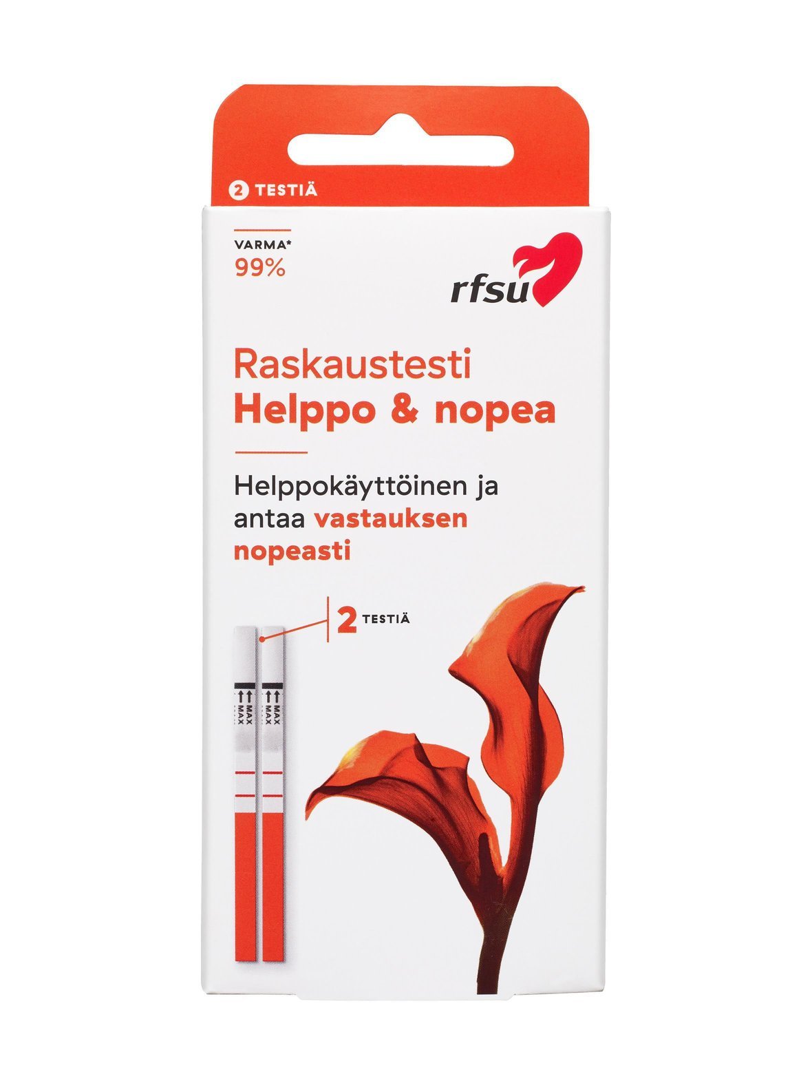 Helppo & nopea -raskaustesti 2 kpl