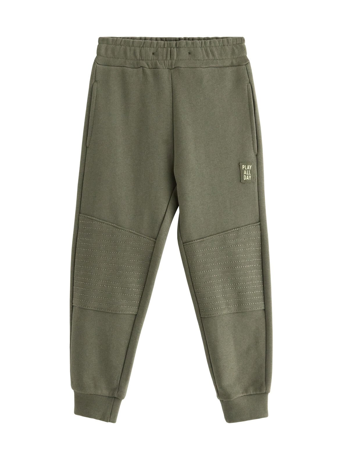 Collegehousut vahvistetuilla polvilla