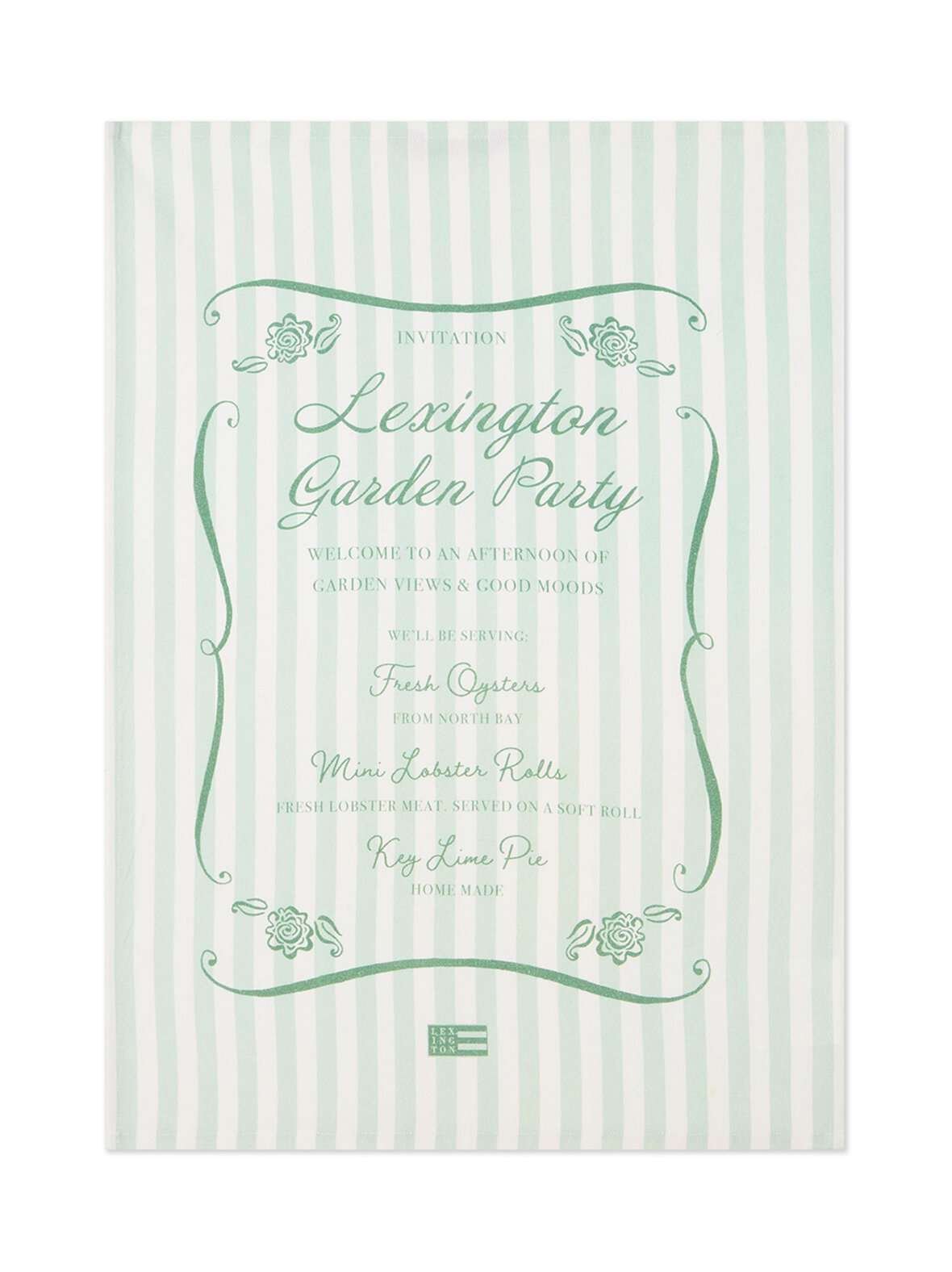 Garden party organic cotton -keittiöpyyhe 50 x 70 cm