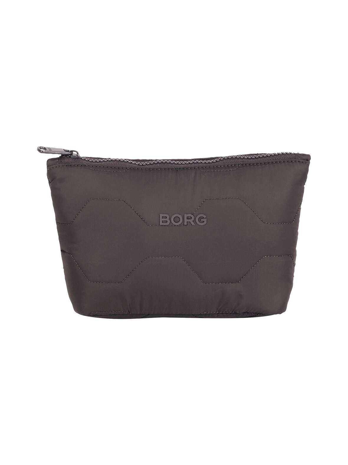 Borg quilted toilet bag - meikkilaukku