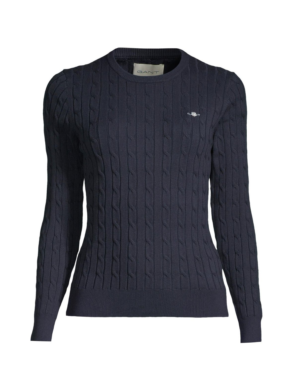 Joustava palmikkoneulepusero