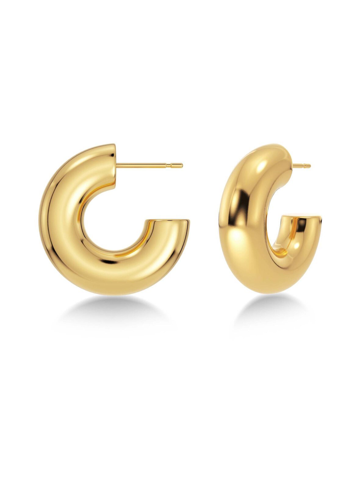 Chunky creoles s gold -korvakorut