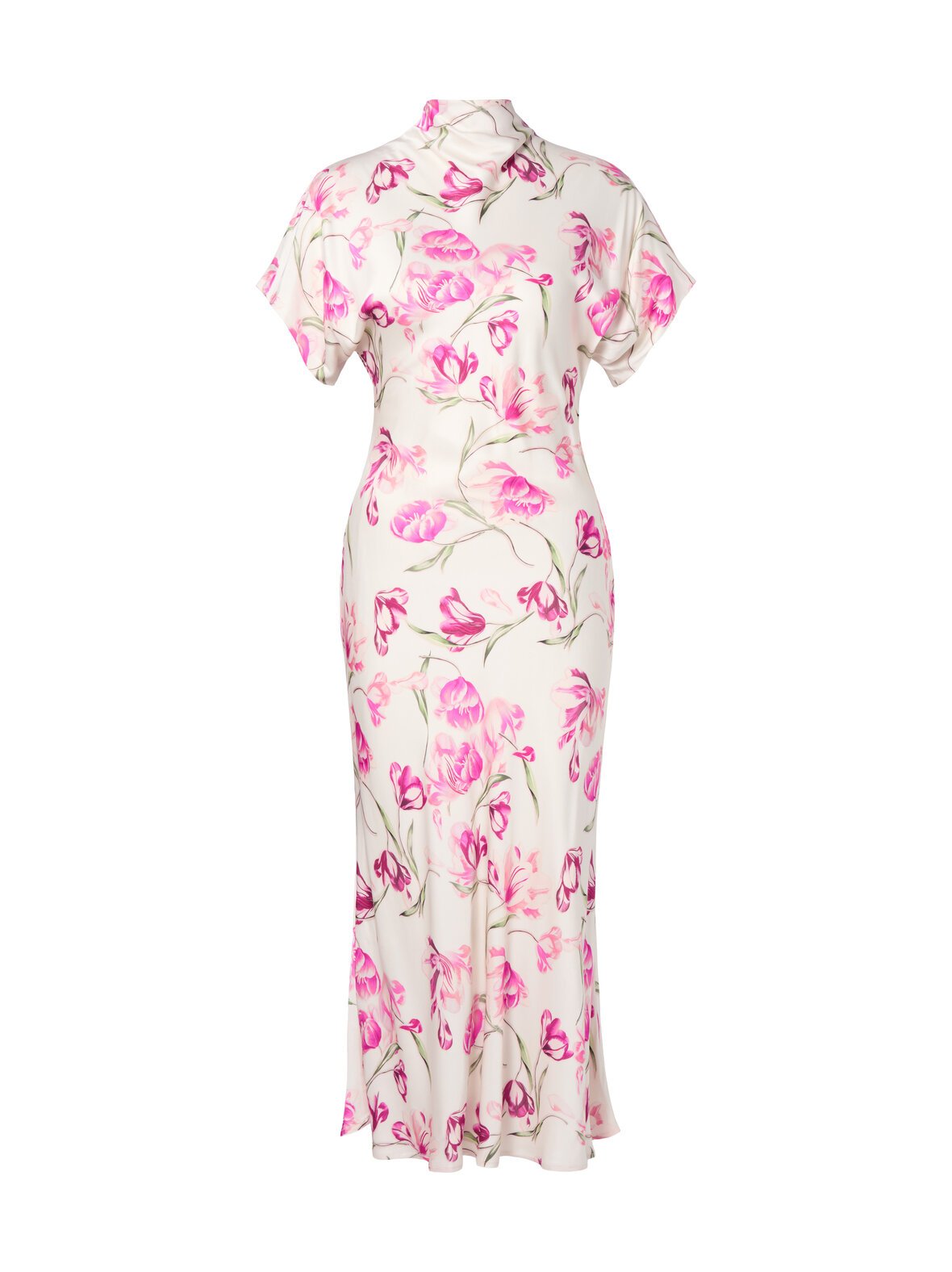 Alivia-satiininen midimekko