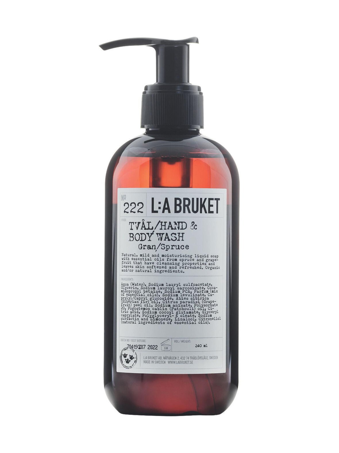 Hand & body wash spruce -nestesaippua