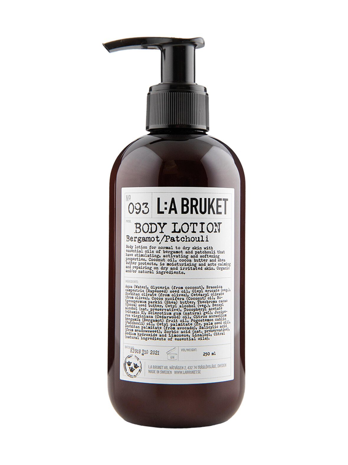 Body lotion bergamot -vartalovoide