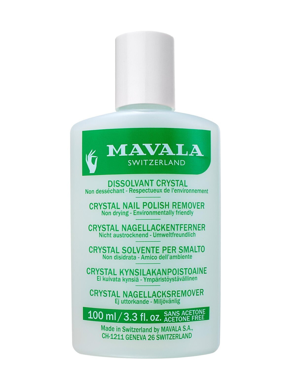 Crystal nail polish remover -kynsilakanpoistoaine 100 ml