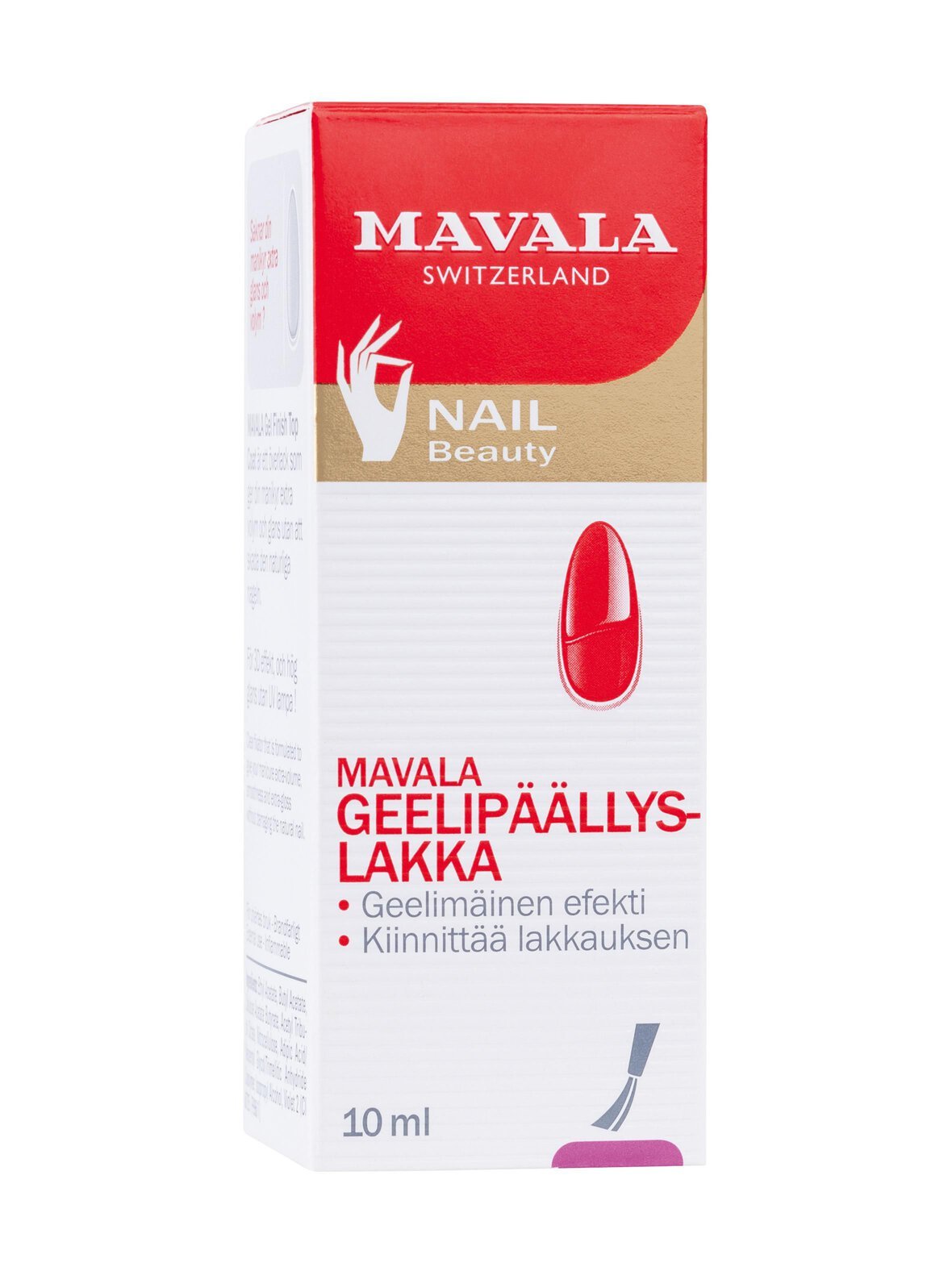 Gel finish top coat -päällyslakka 10 ml